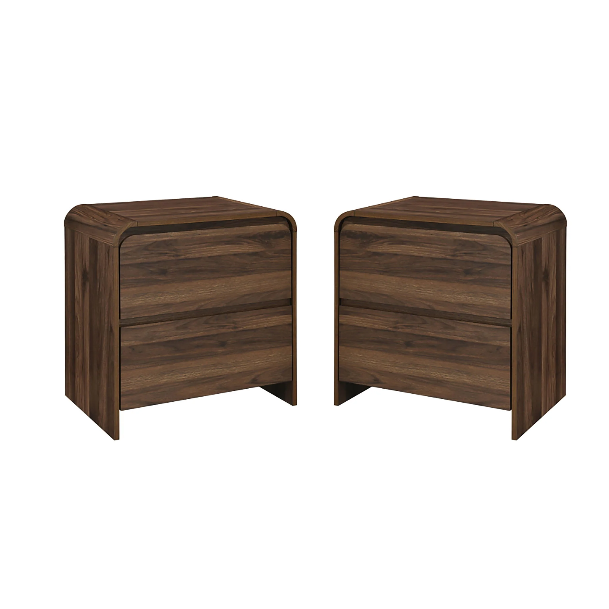 Mara - Two Drawer End Table / Bedside Table (Set of 2) - Image 2