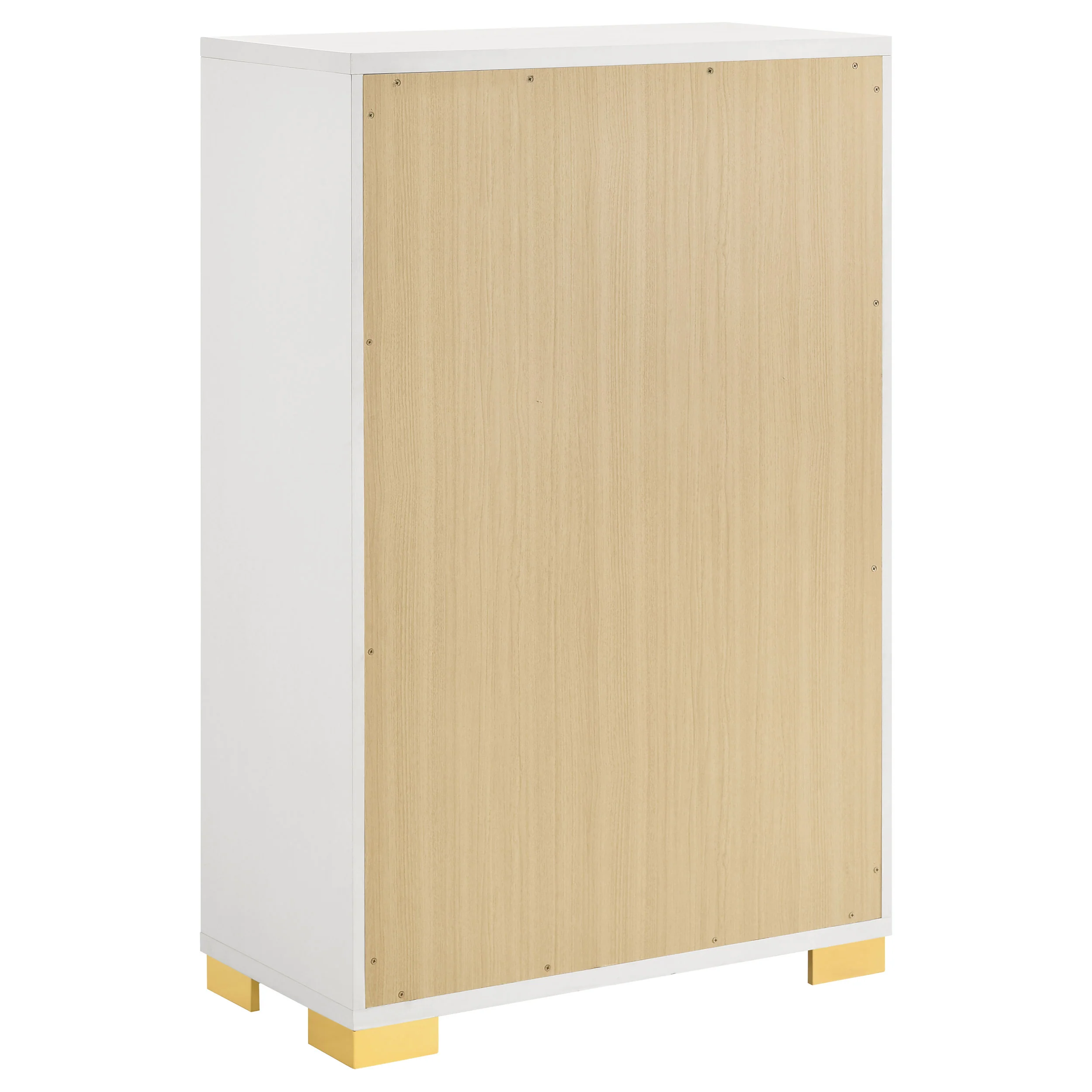 Marceline 5-Drawer Bedroom Chest in White - Image 10