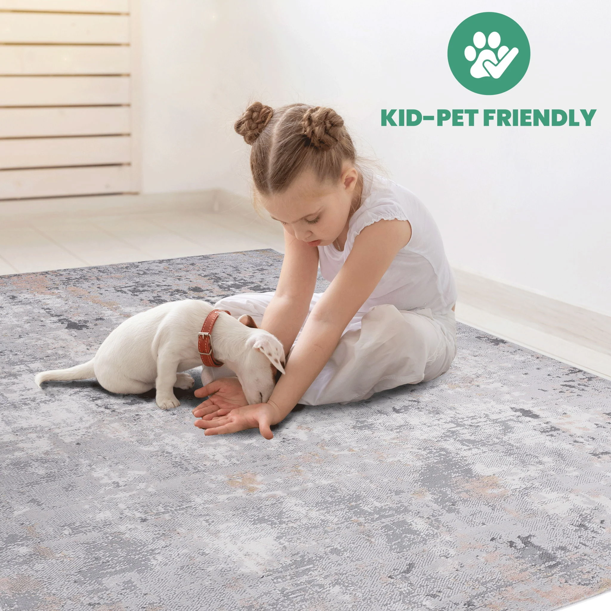 Marfi - 6' X 9' Abstract Area Rug - Gray / Multi - Image 4