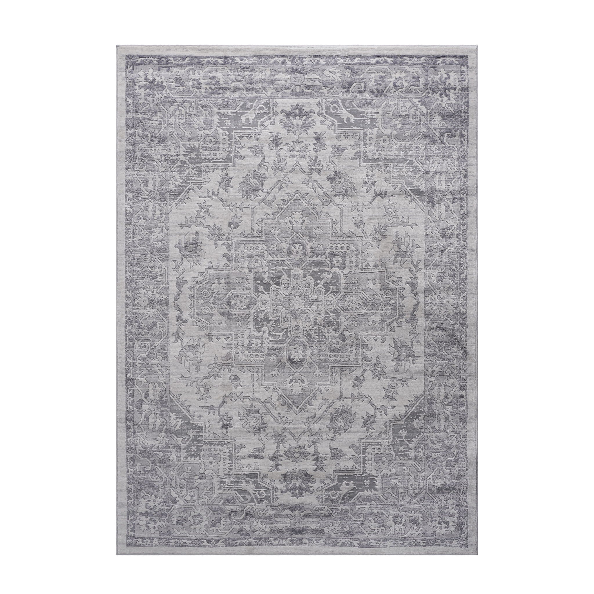 Marfi - 8' X 10' Oriental Area Rug - Silver - Image 4