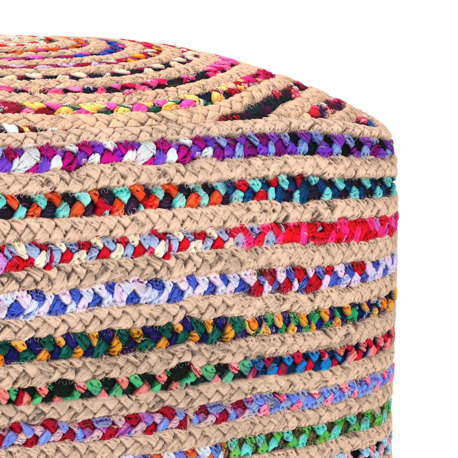 Margo - Square Pouf - Multicolor - Image 5