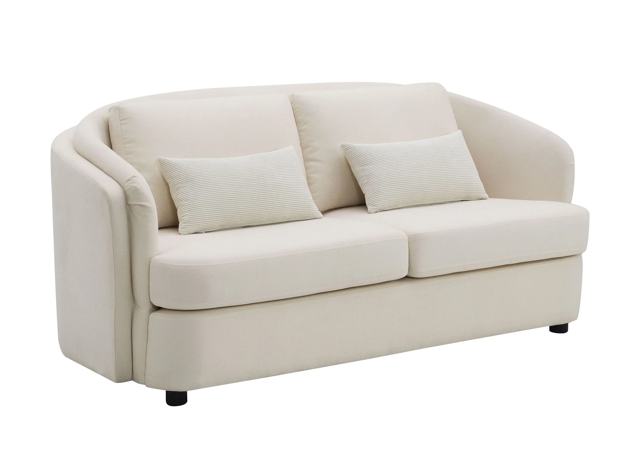 Mariko - 3 Piece Living Room Set Sofa Loveseat Chair - Beige - Image 6