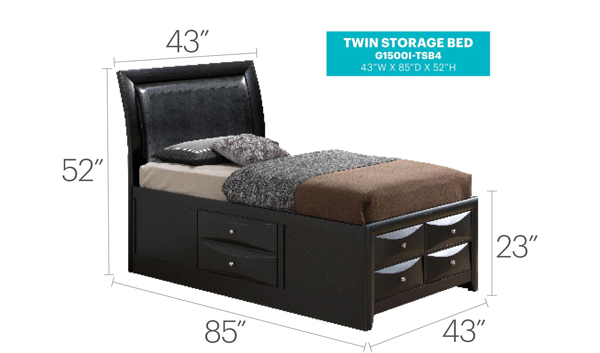 Marilla - Storage Bed - Image 2