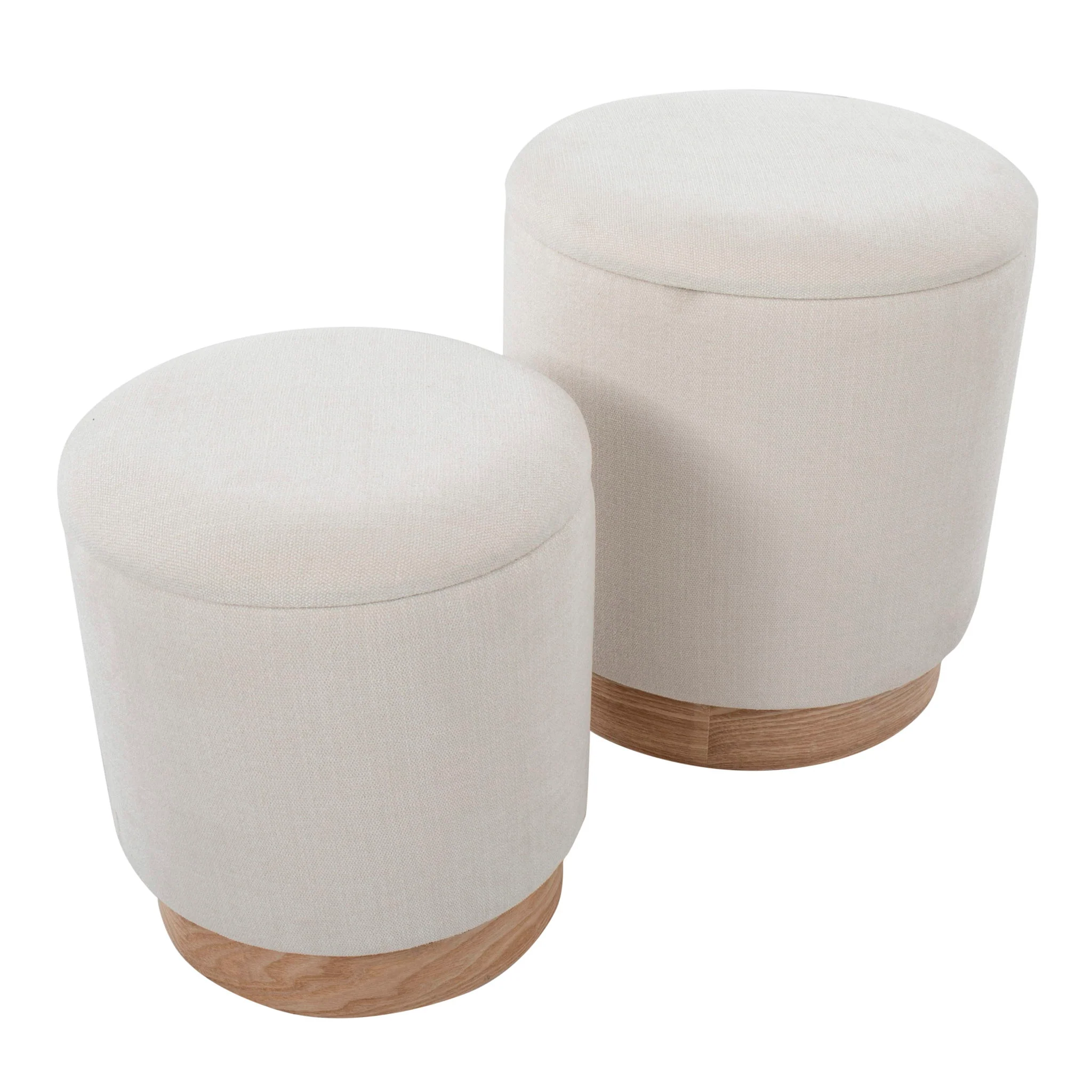 Marla - Contemporary, Nesting Ottoman Set - Image 6