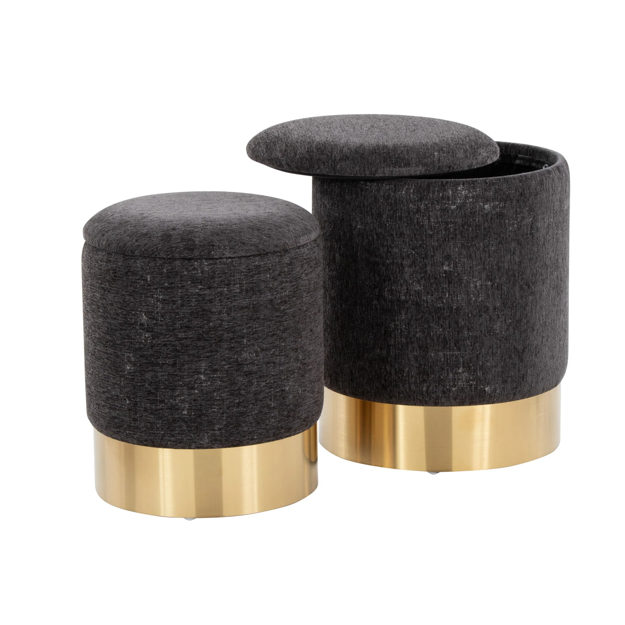 Marla - Contemporary Nesting Ottoman Set - Image 11