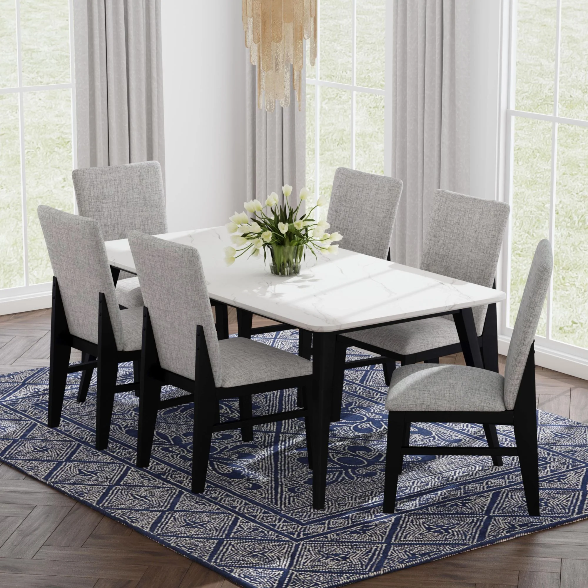 Marlene - Dining Side Chair (Set of 2) - Gray - Image 9