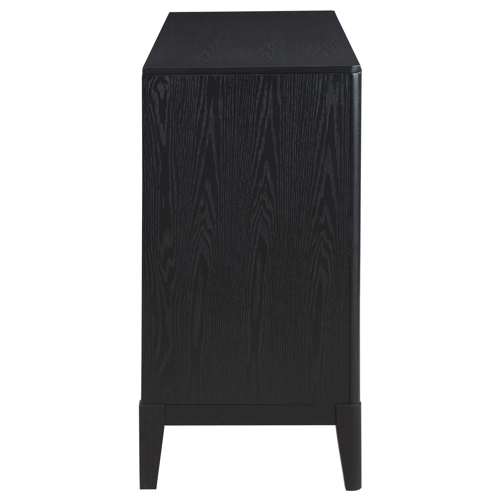 Mason - 2 Drawer Sideboard Storage Furniture - Black - Image 4