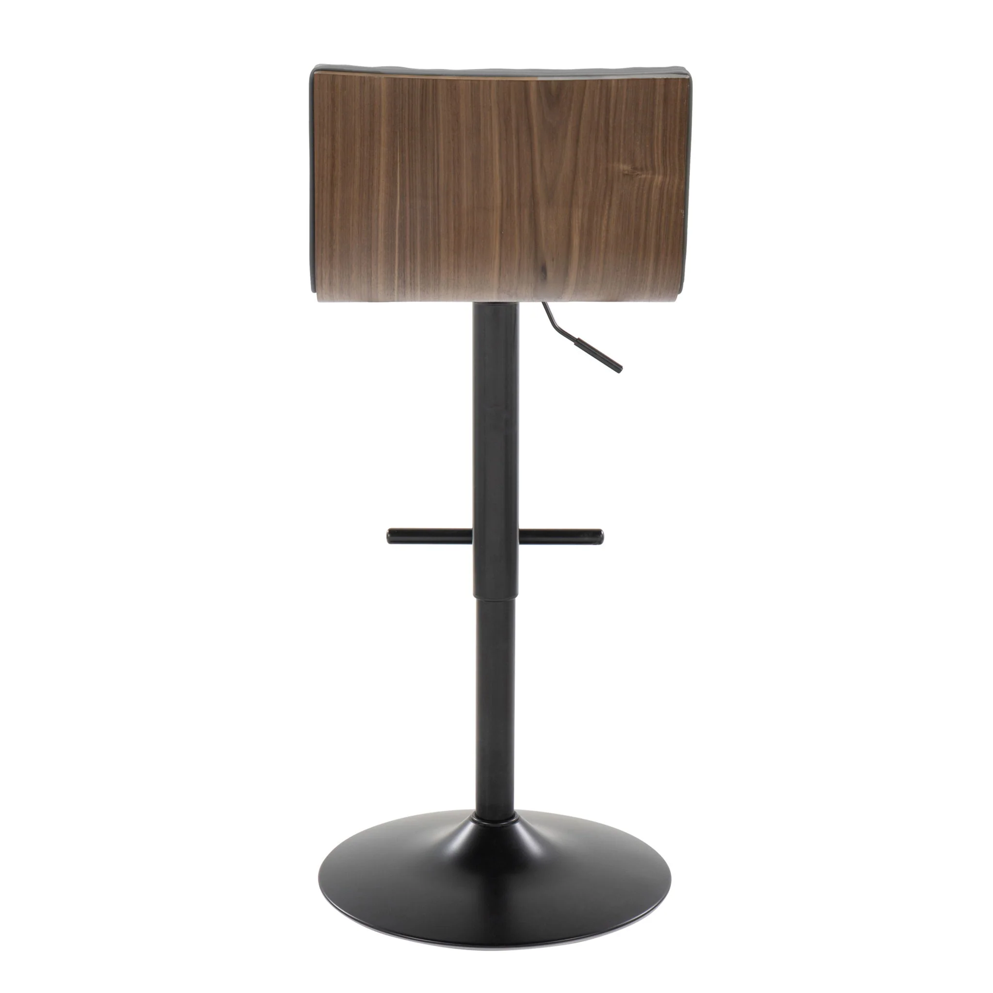 Mason - Contemporary Adjustable Barstool With Swivel With Straight T Footrest (Set of 2) - Image 9