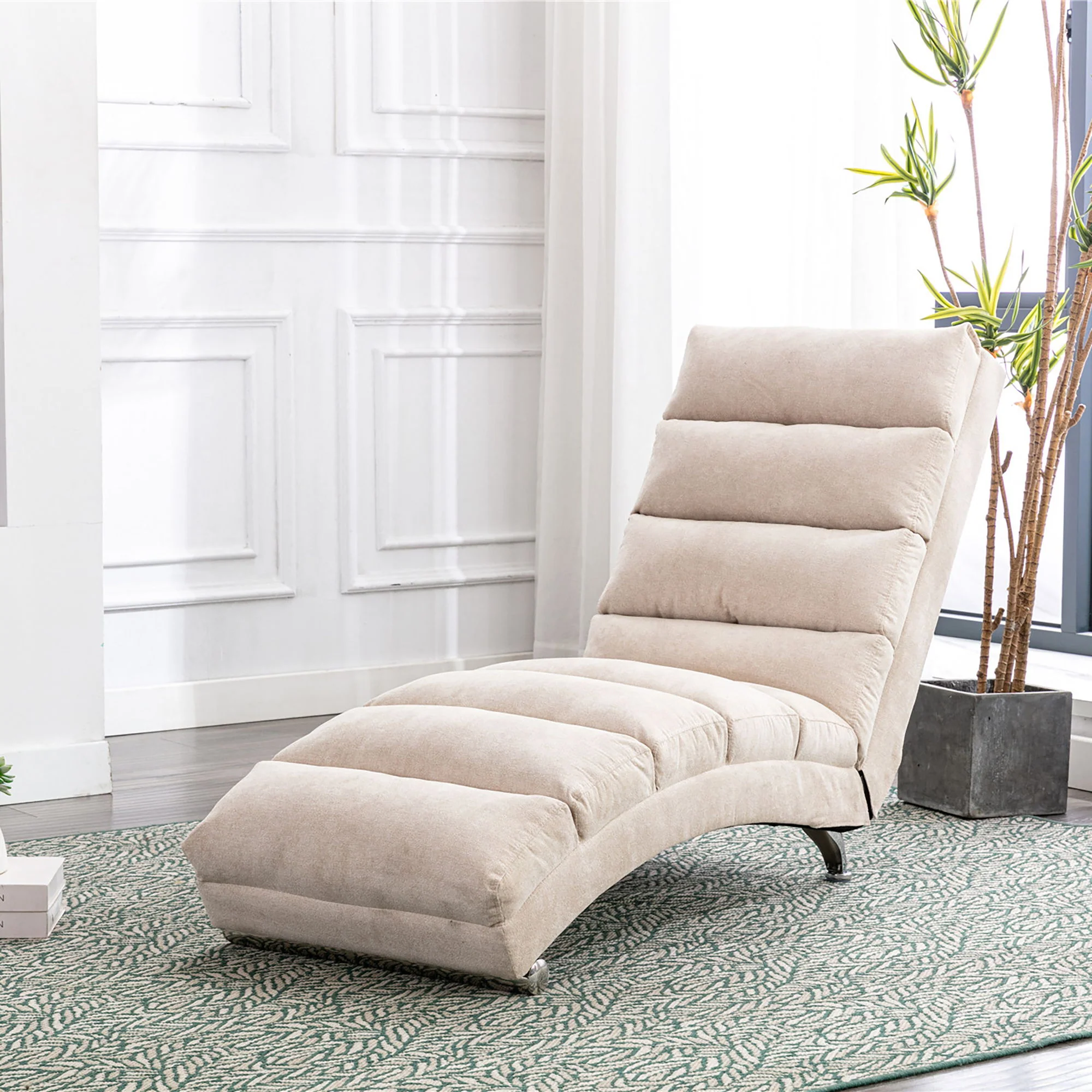 Massage Chaise Lounge Indoor With Remote Control, Ergonomic Electric Massage Lounger - Image 21