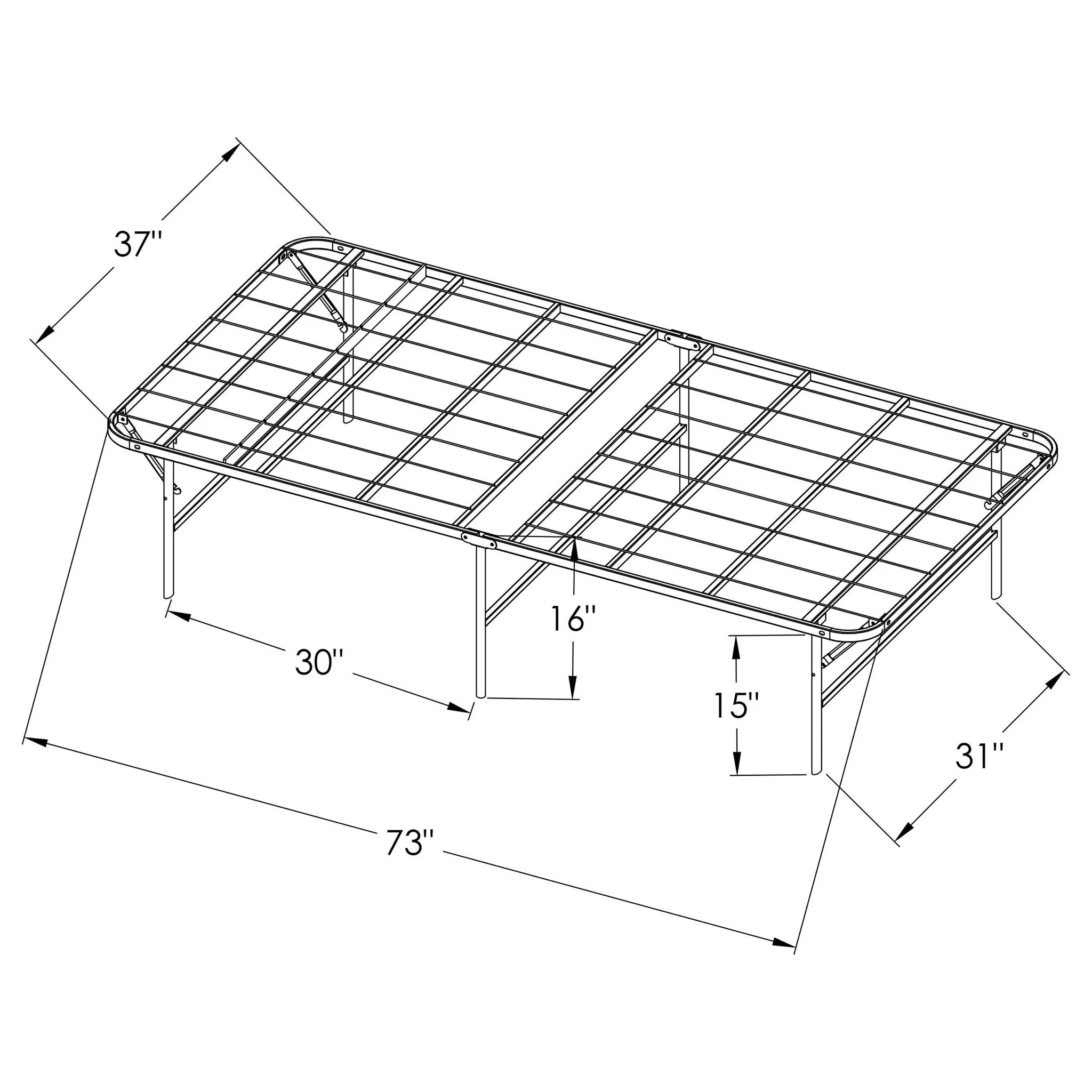 Mattress Support With Frame - Image 4