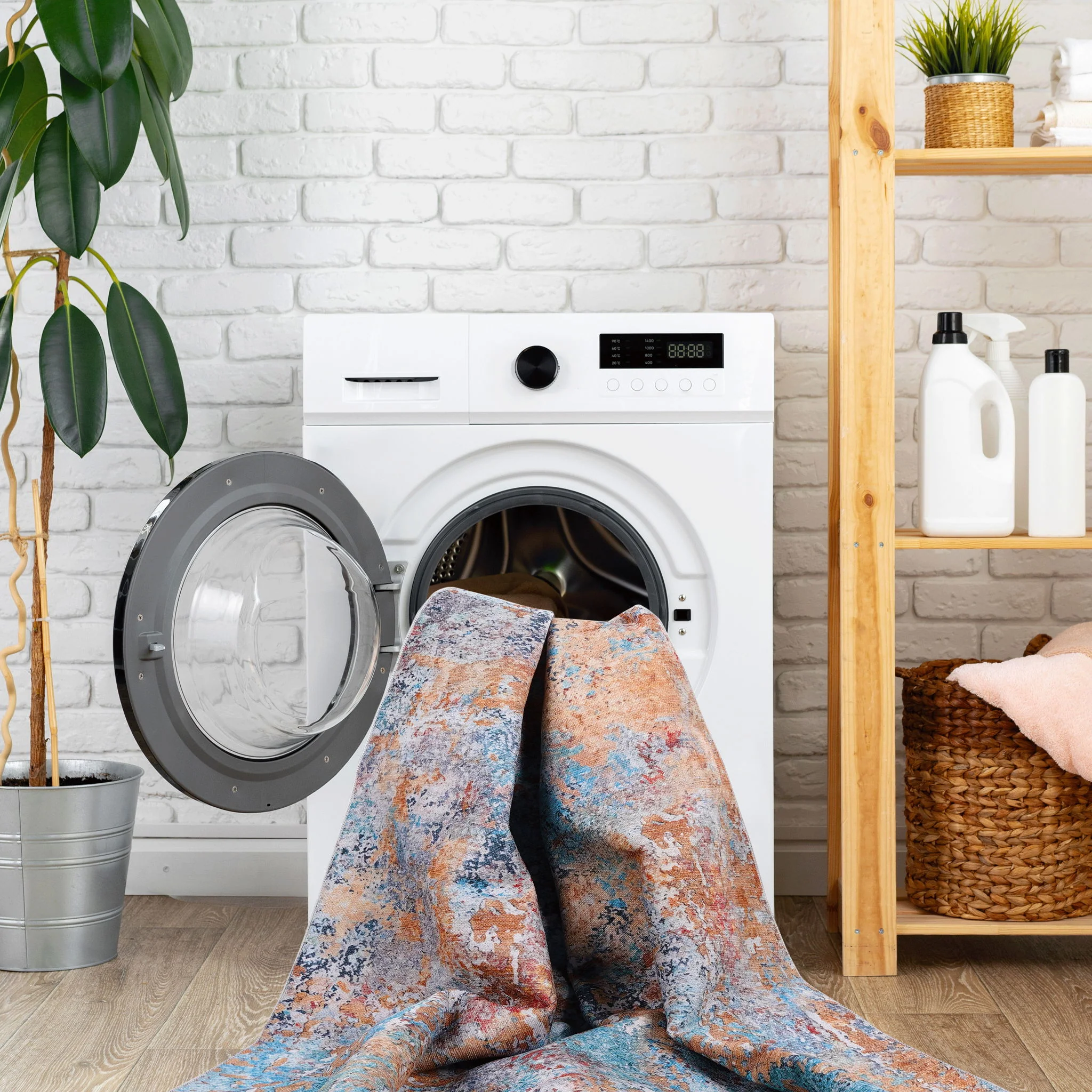 Maval - Abstract Washable Area Rug - Image 21