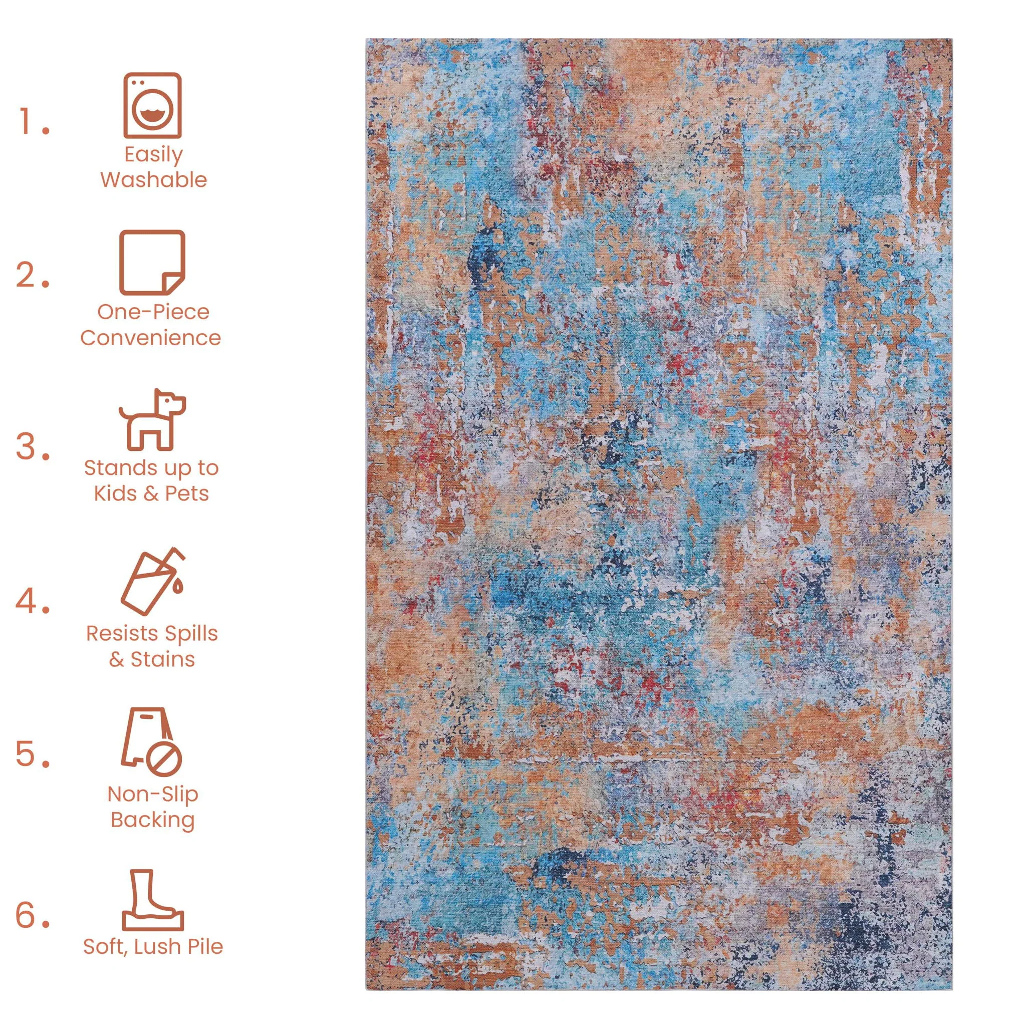 Maval - Machine Washable Area Rug - Image 6