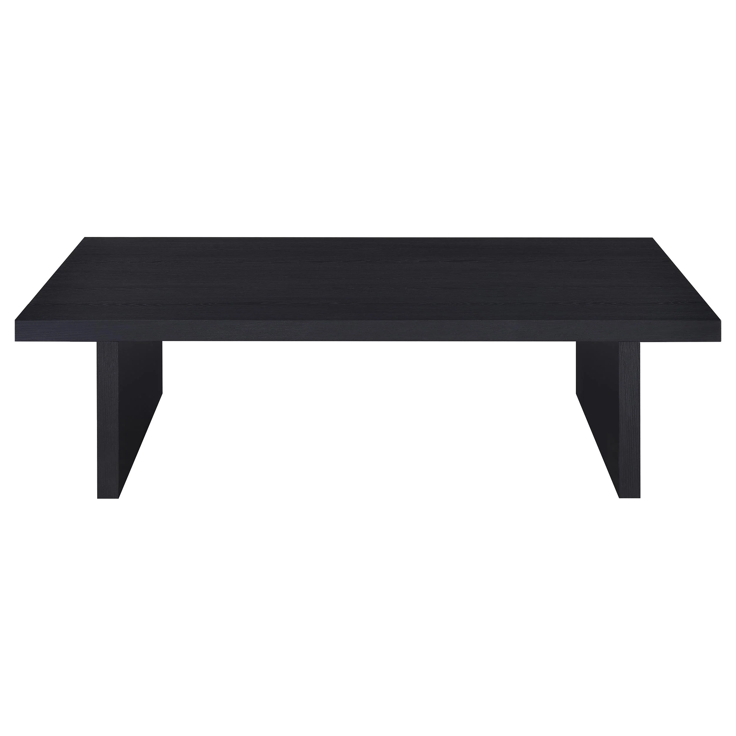 Max 2-Piece Rectangular Coffee and End Table Set Black - Image 6