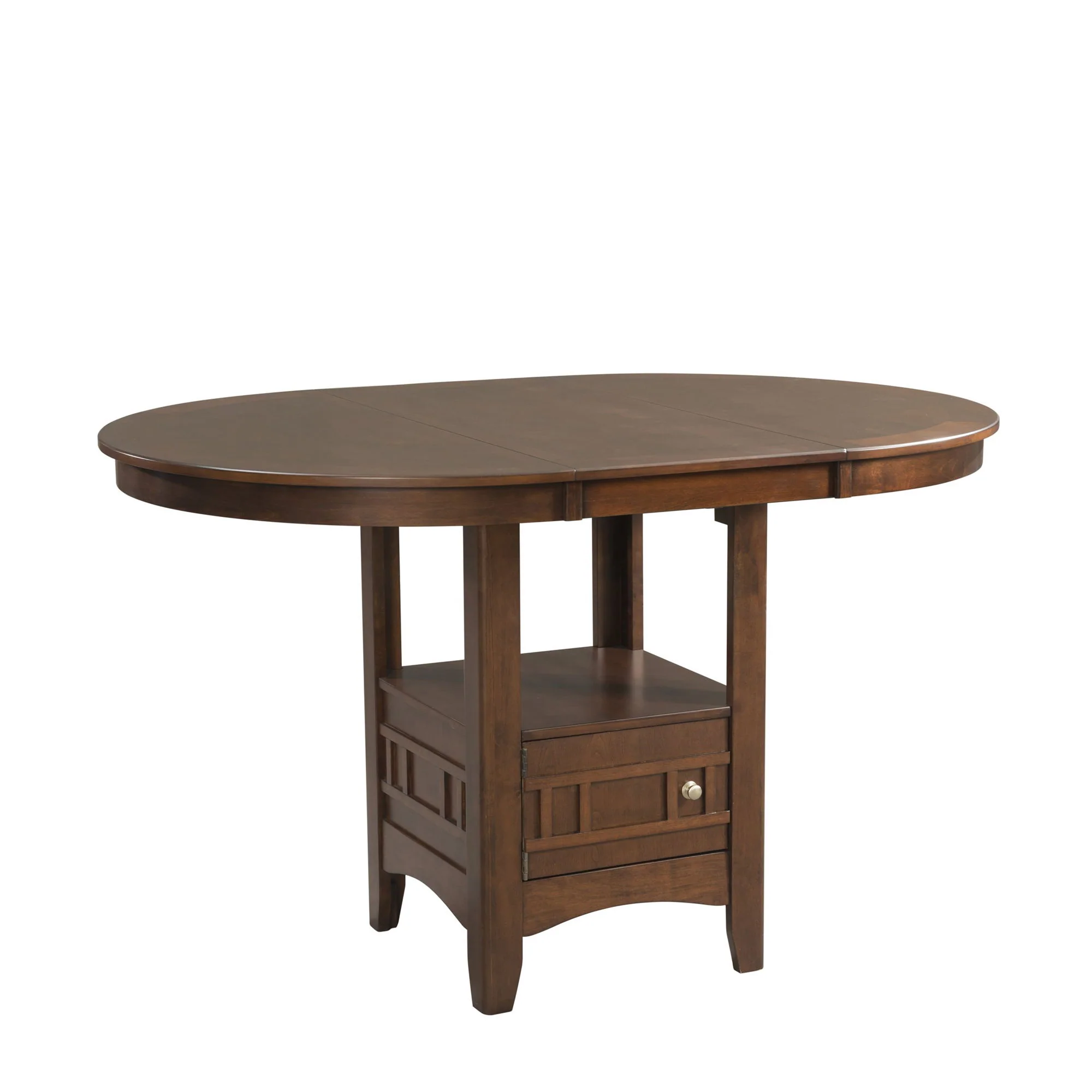 Max - Pub 5 Piece Dining Set - Walnut - Image 9