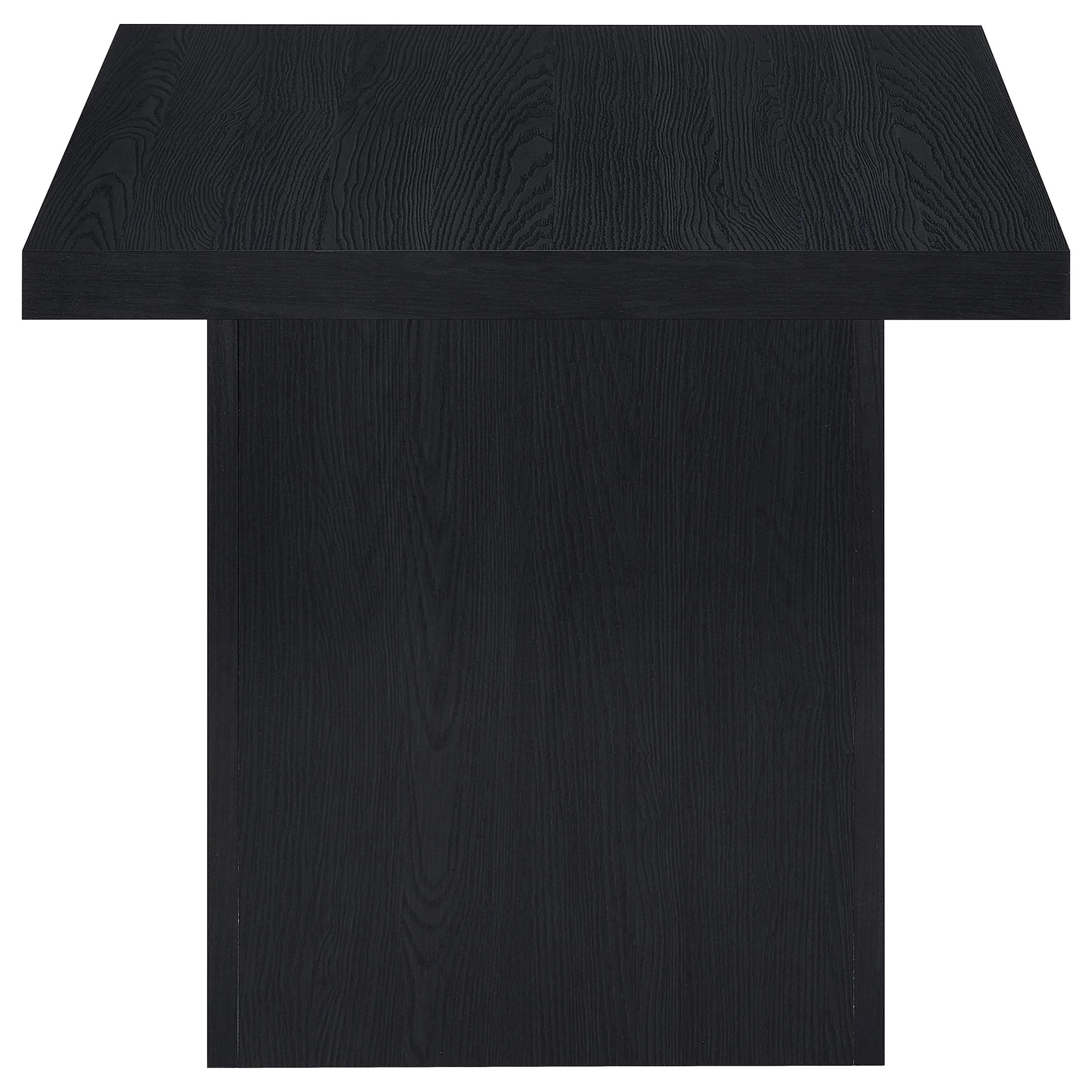 Max Square Engineered Laminate End Table in Black - Image 6