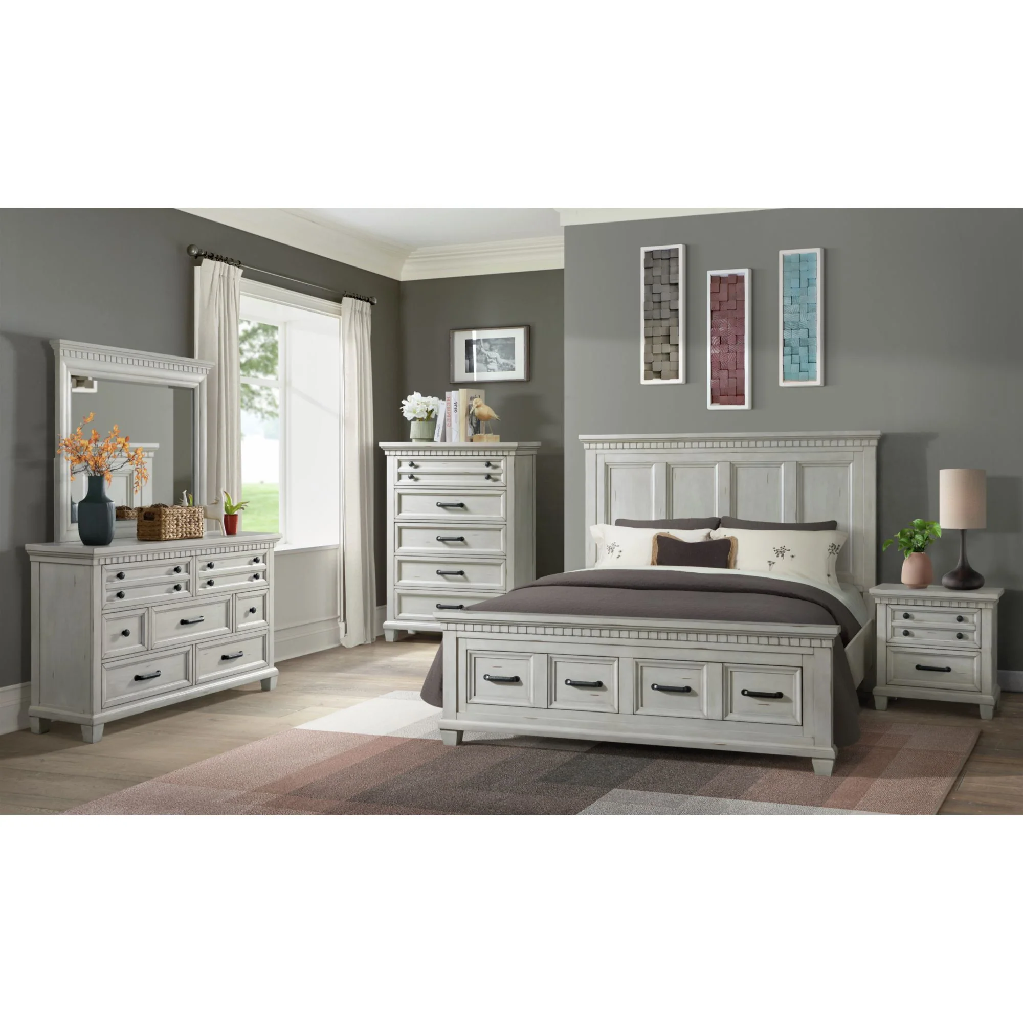 Mccoy - 2 Drawer Nightstand With USB - Image 3
