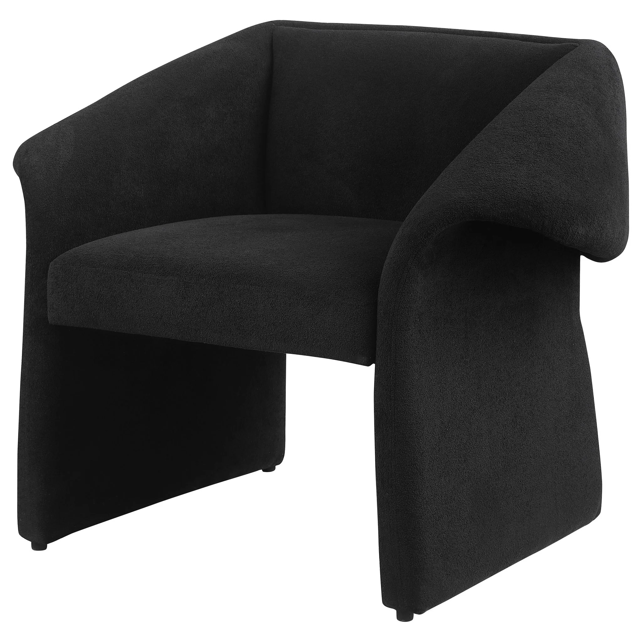Mcdonald - Upholstered Sloped Arm Accent Chair - Black - Image 5