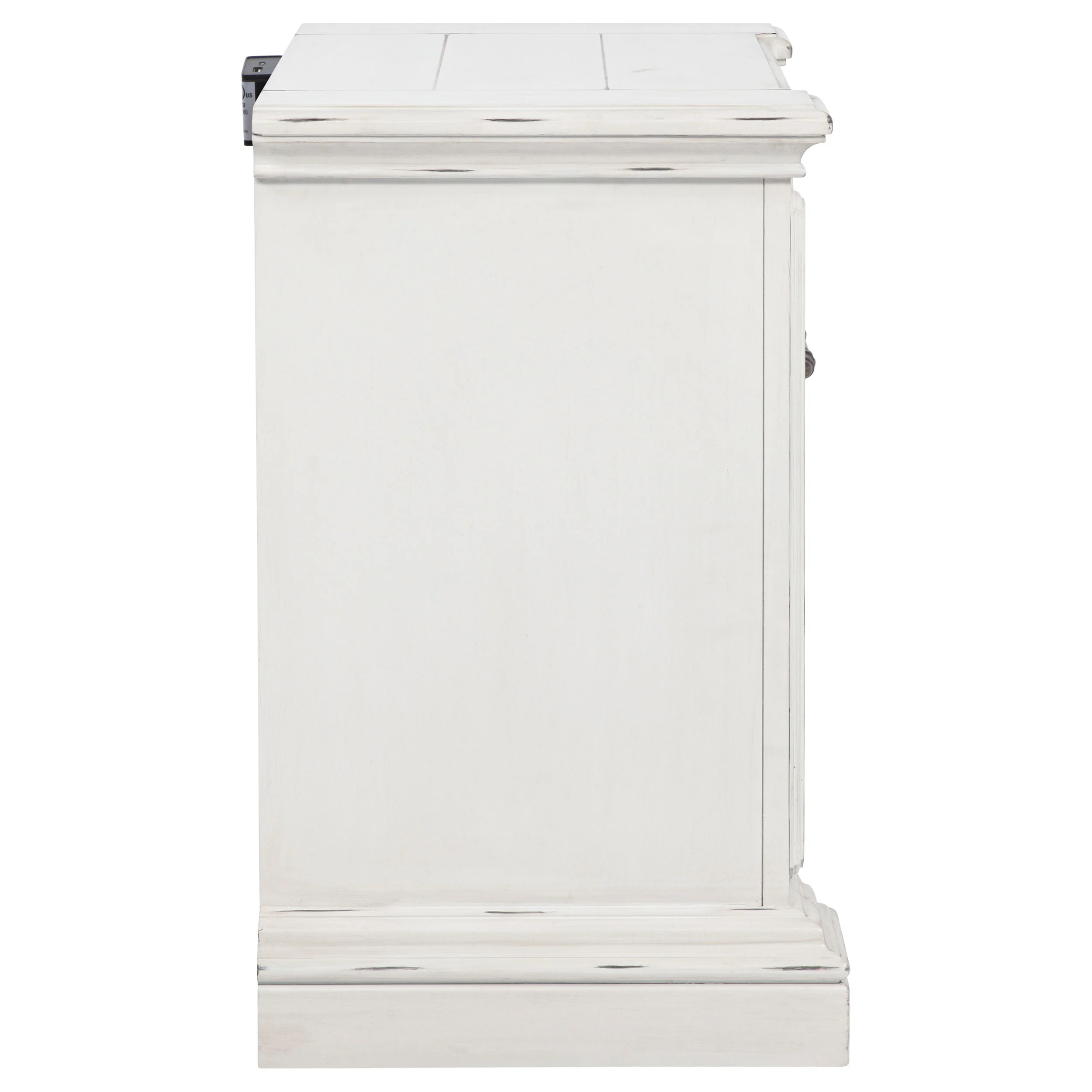 McKinney 2-Drawer Nightstand with USB - Vintage White - Image 7