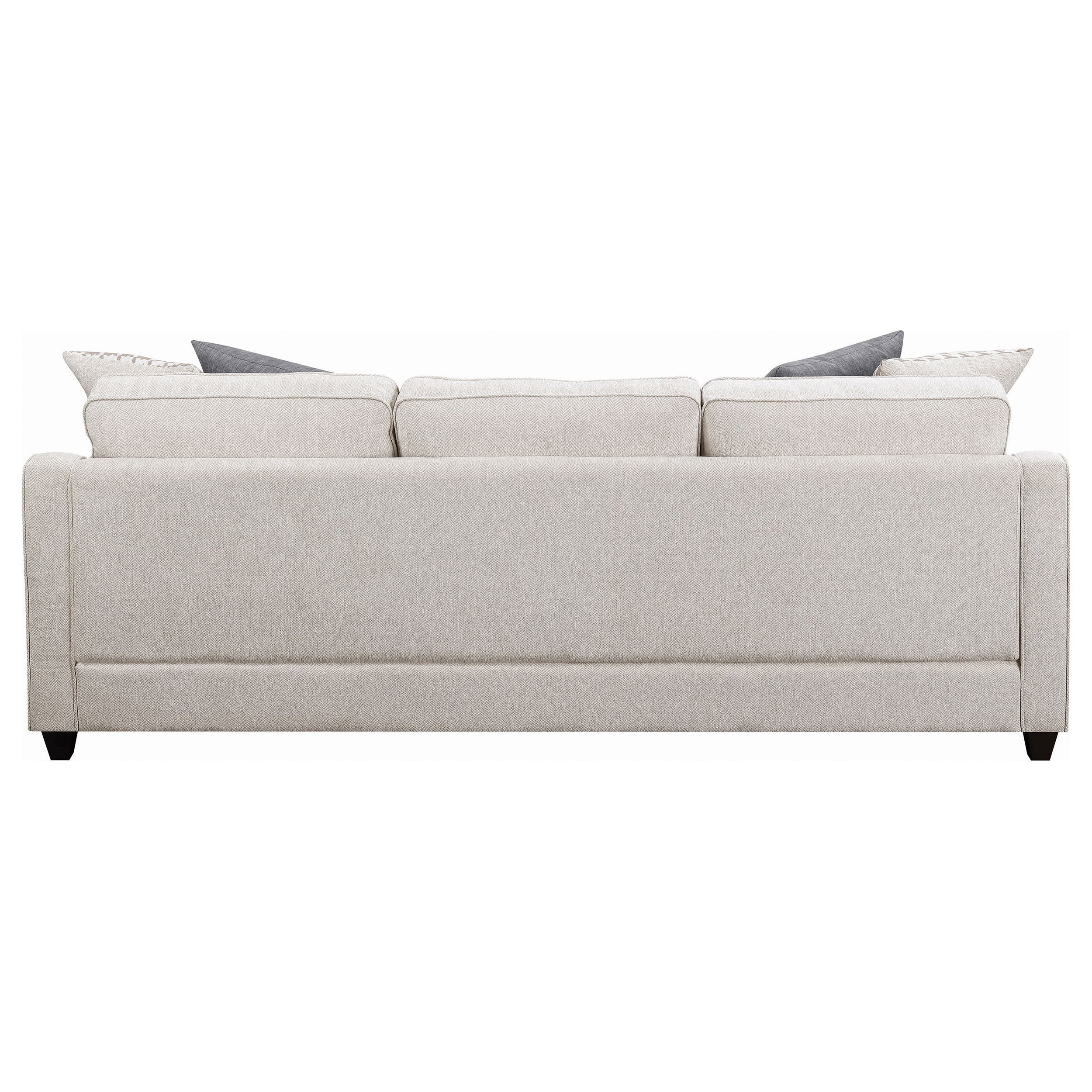 Mcloughlin Upholstered Sloped Arm Sectional Sofa, Platinum - Image 4