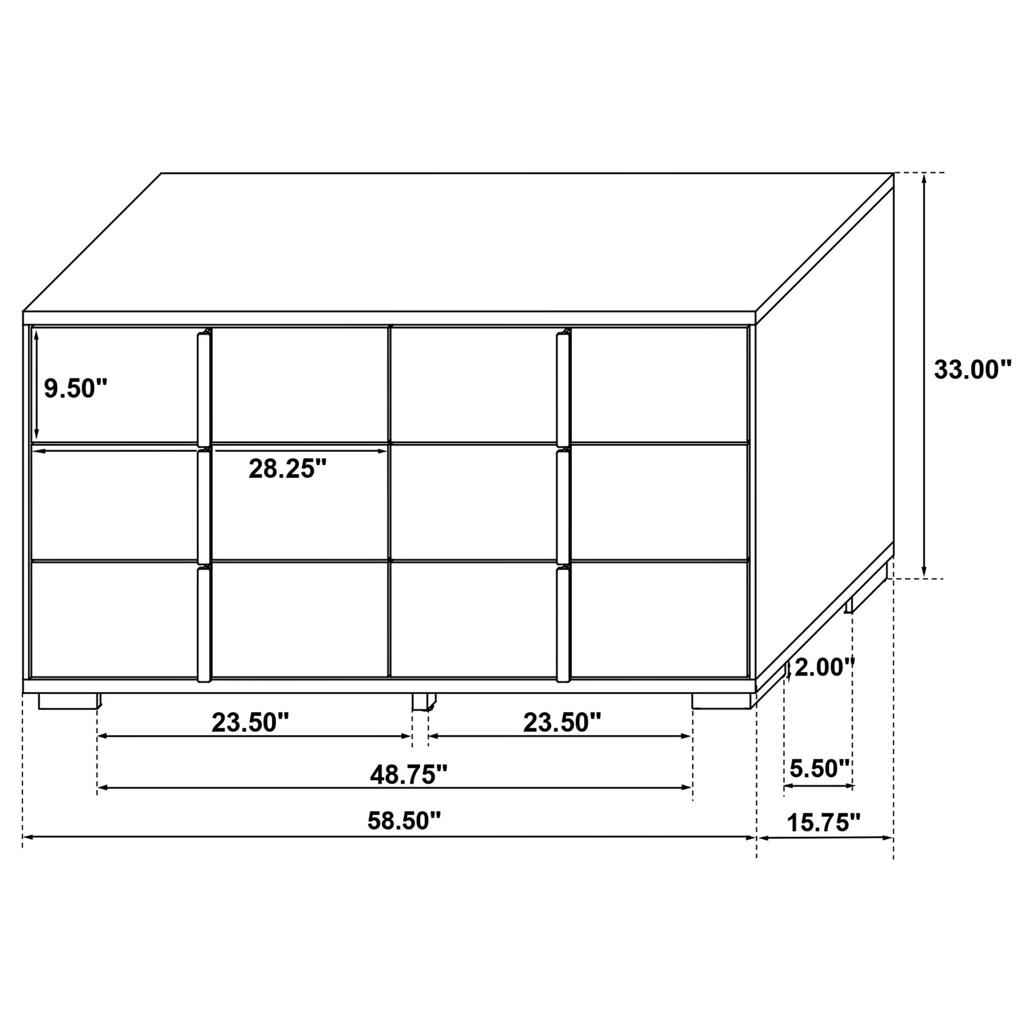 Medici - 6 Drawer Dresser - Image 12