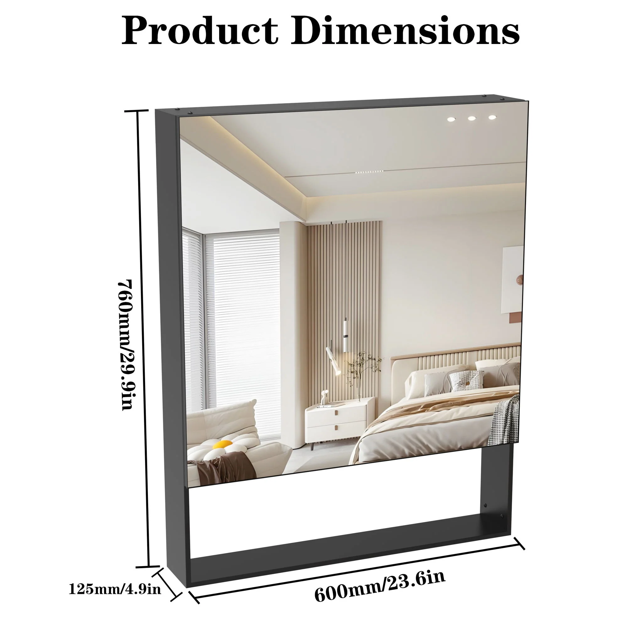 Medicine Cabinet With Mirror For Bathroom - Image 13