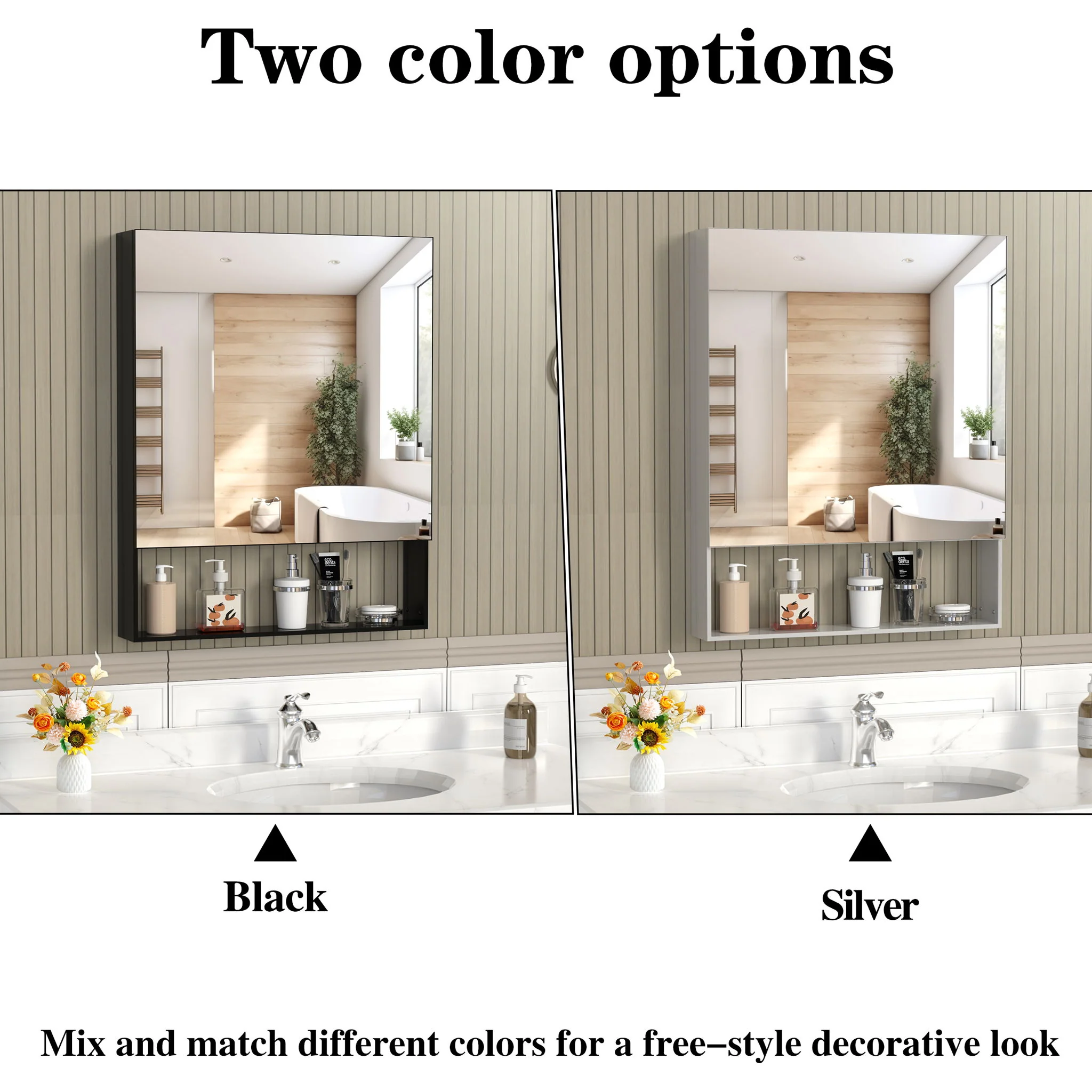 Medicine Cabinet With Mirror For Bathroom - Image 4