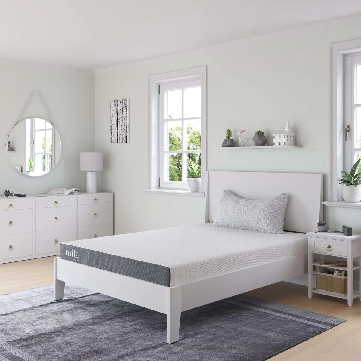 Memory Foam Mattress with Stretch Knit Cover - Image 56
