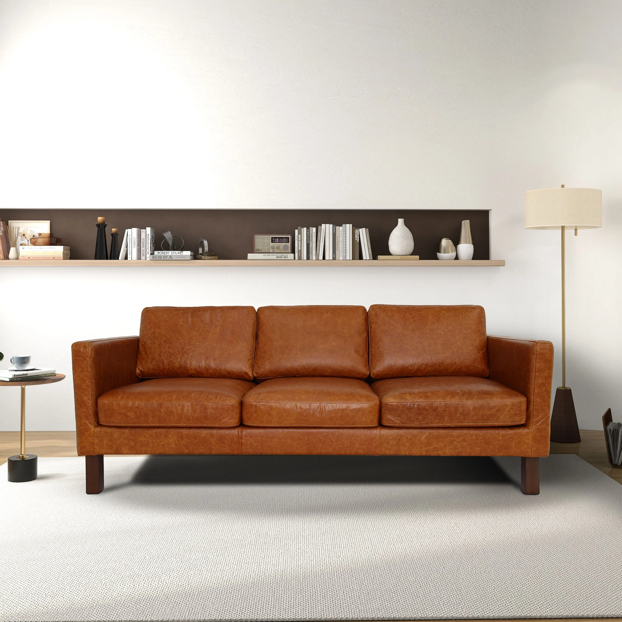 Memphis - Waxy Sofa - Cognac - Image 5