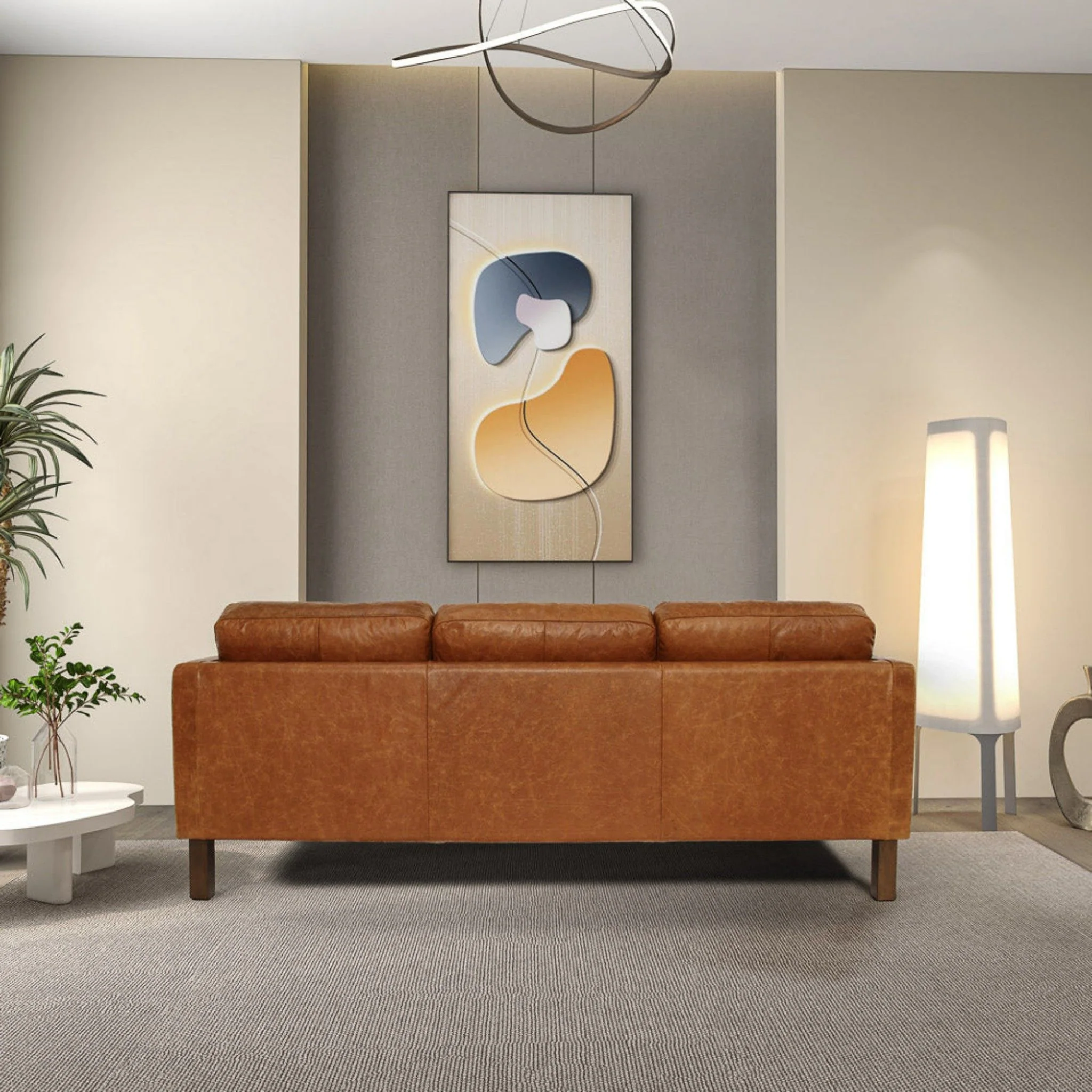 Memphis - Waxy Sofa - Cognac - Image 9