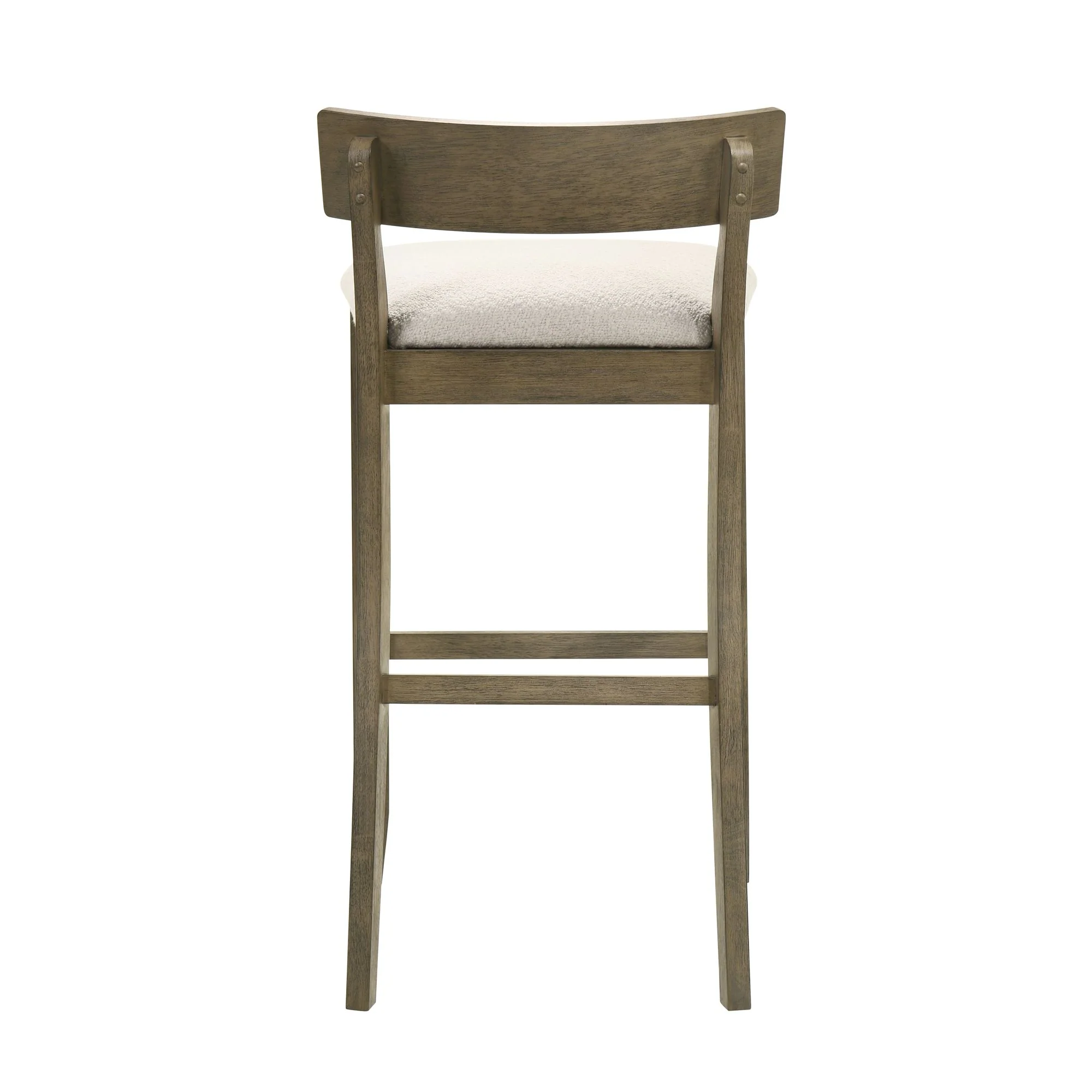 Merie - Modern Transitional Wood Bar Height Kitchen Bar Stool - Image 12