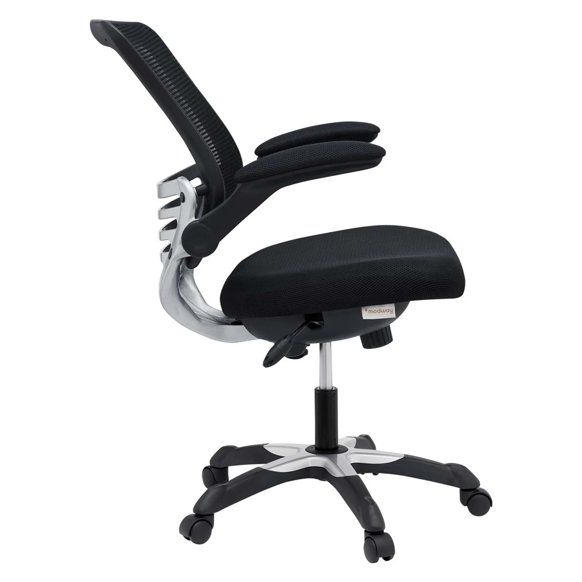Mesh Office Chair with Flip-Up Arms – Breathable Mesh Midback, Swivel Base - Image 12