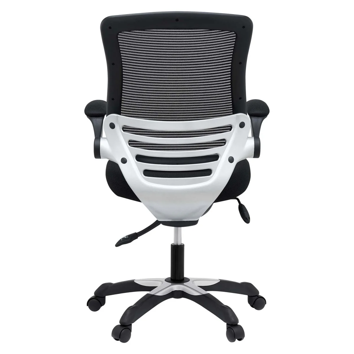 Mesh Office Chair with Flip-Up Arms – Breathable Mesh Midback, Swivel Base - Image 15