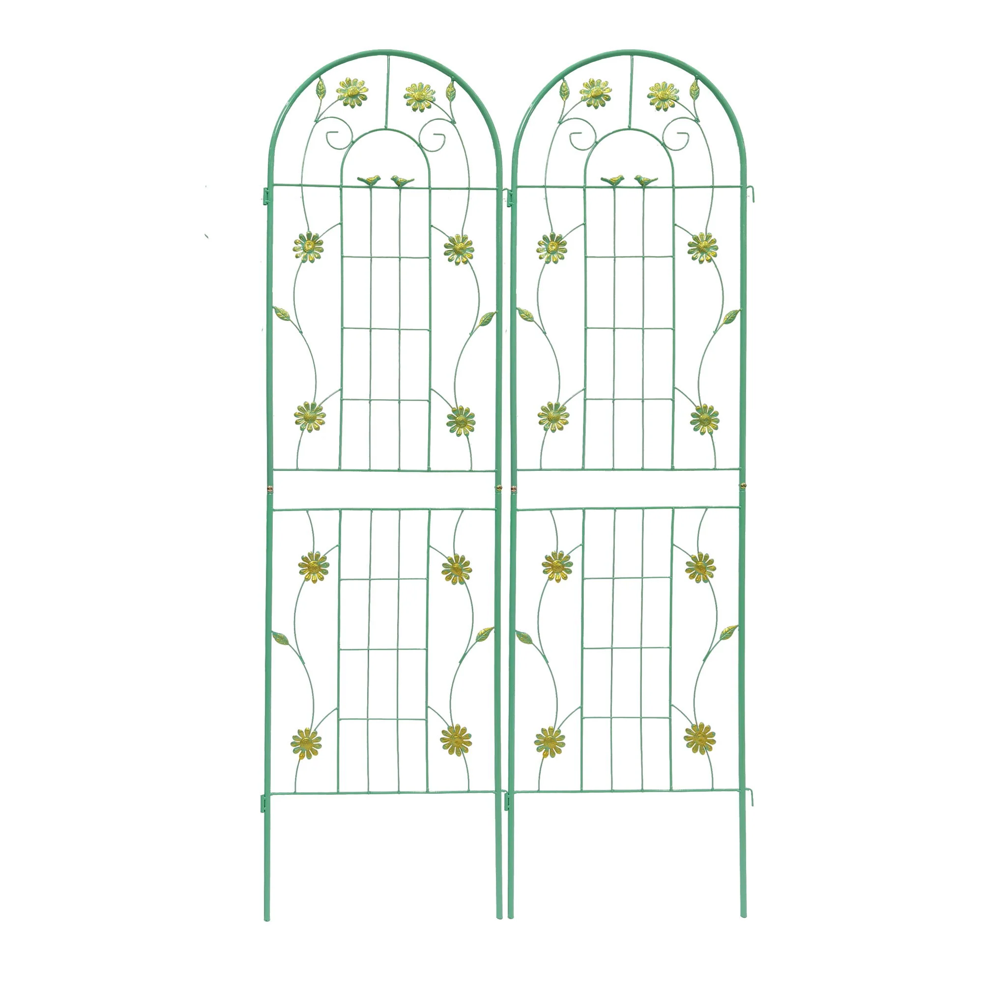 Metal Garden Trellis Rustproof Trellis For Climbing Plant Outdoor Flower Support - Image 3