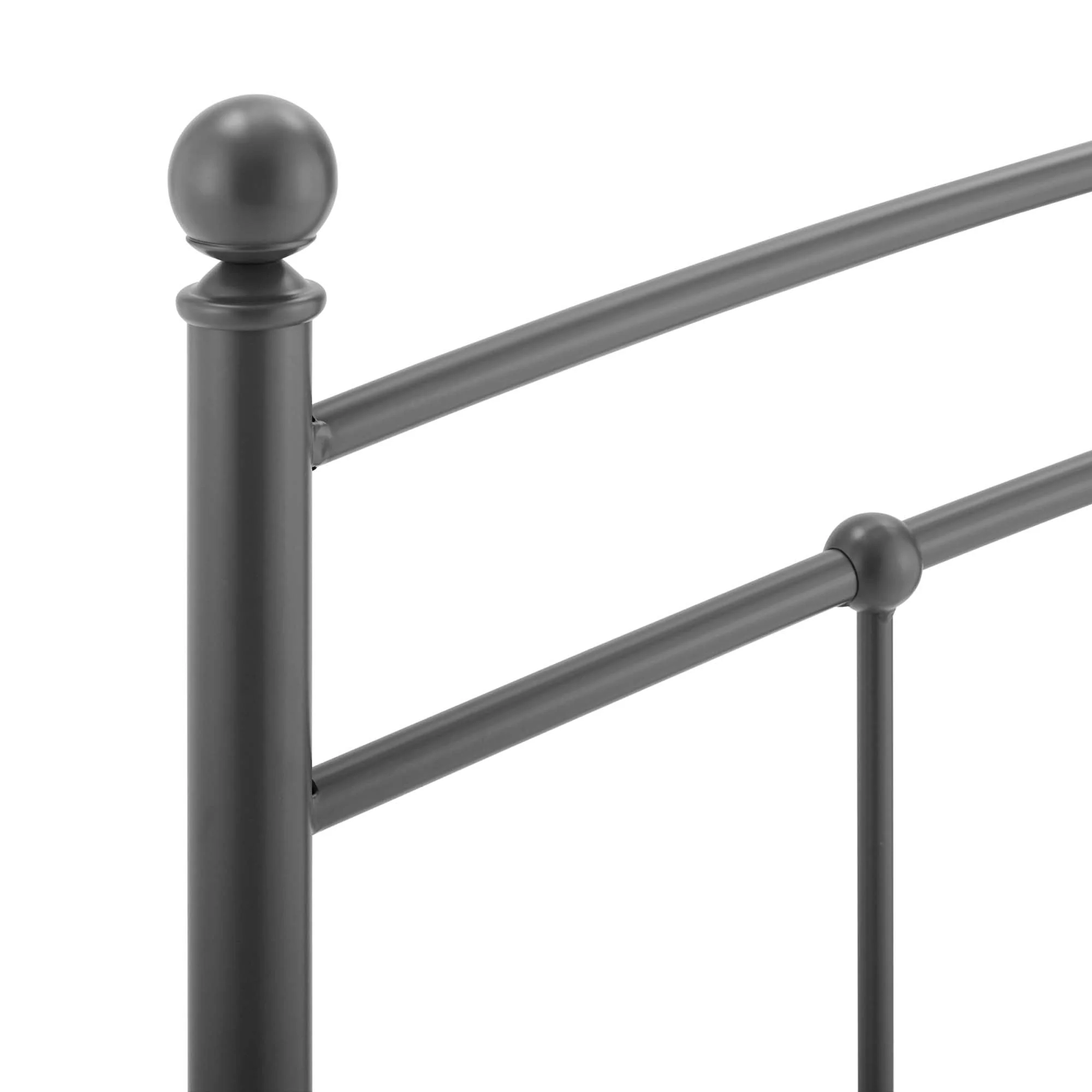 Metal Headboard with Arched Spindle Design - Image 8