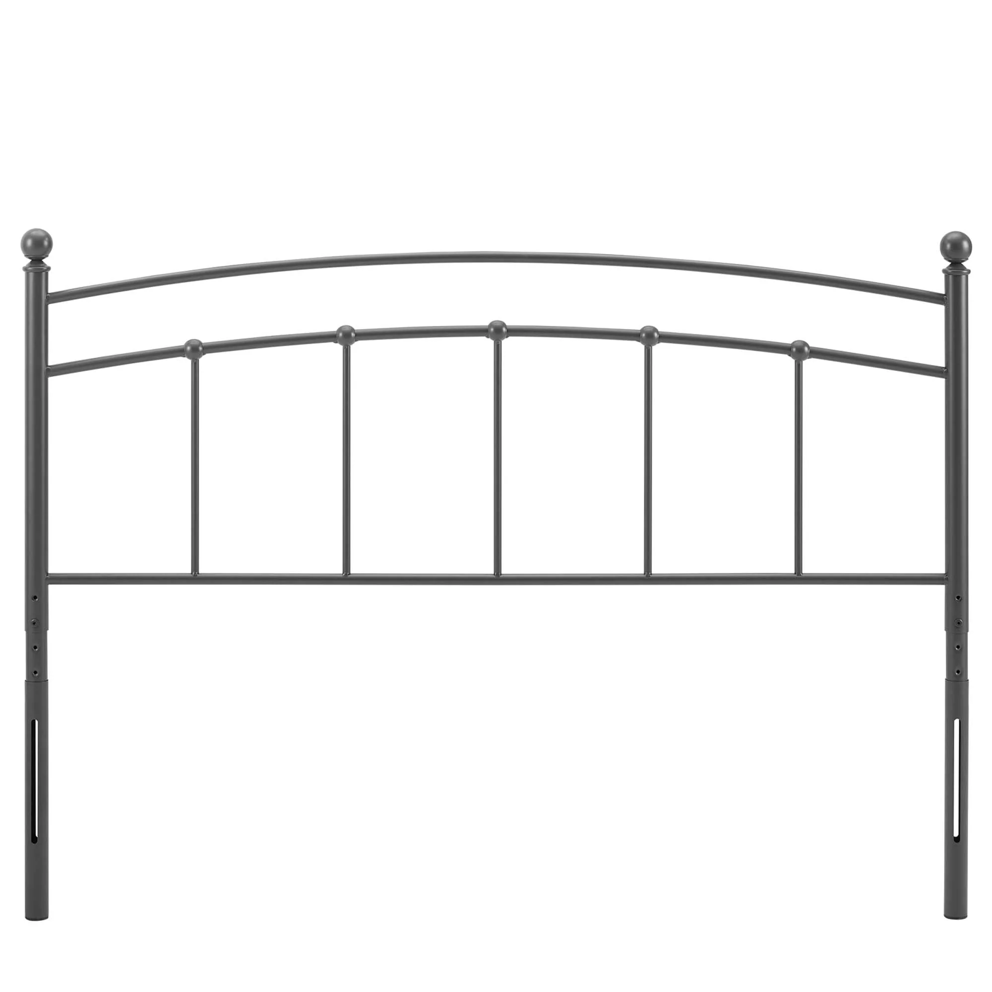Metal Headboard with Arched Spindle Design - Image 9