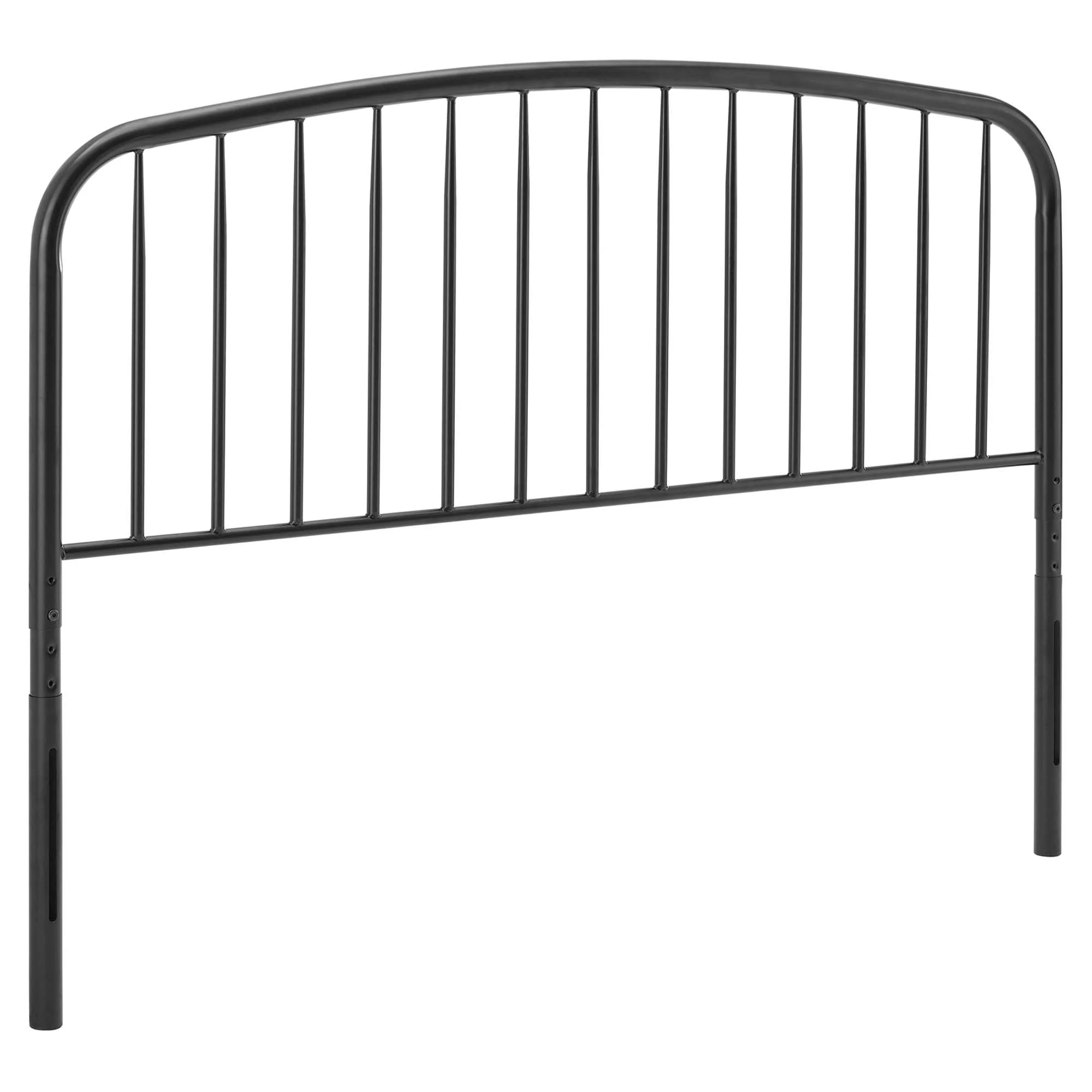 Metal Headboard with Arched Spindle Design - Image 9