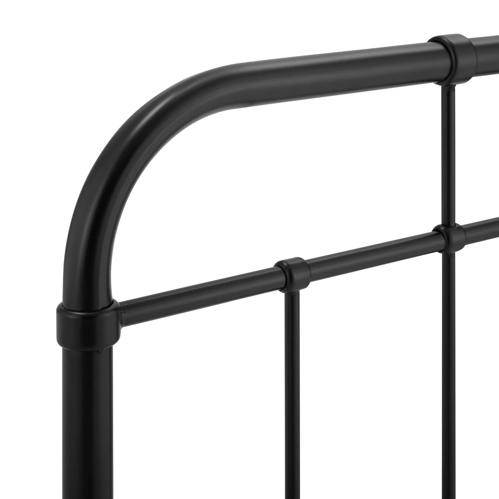 Metal Headboard with Curved Spindle Design - Image 49