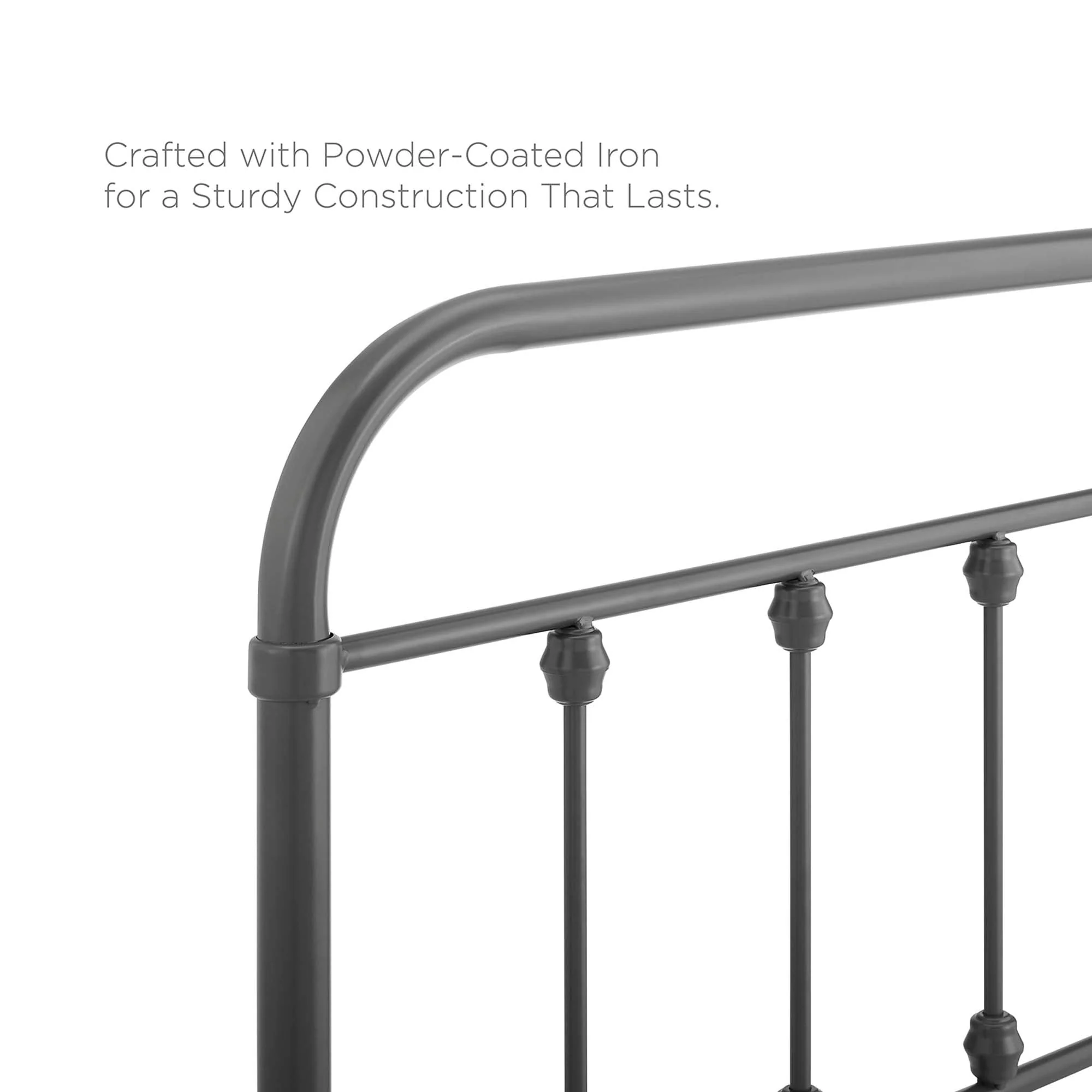 Metal Headboard with Farmhouse-Inspired Design - Image 27