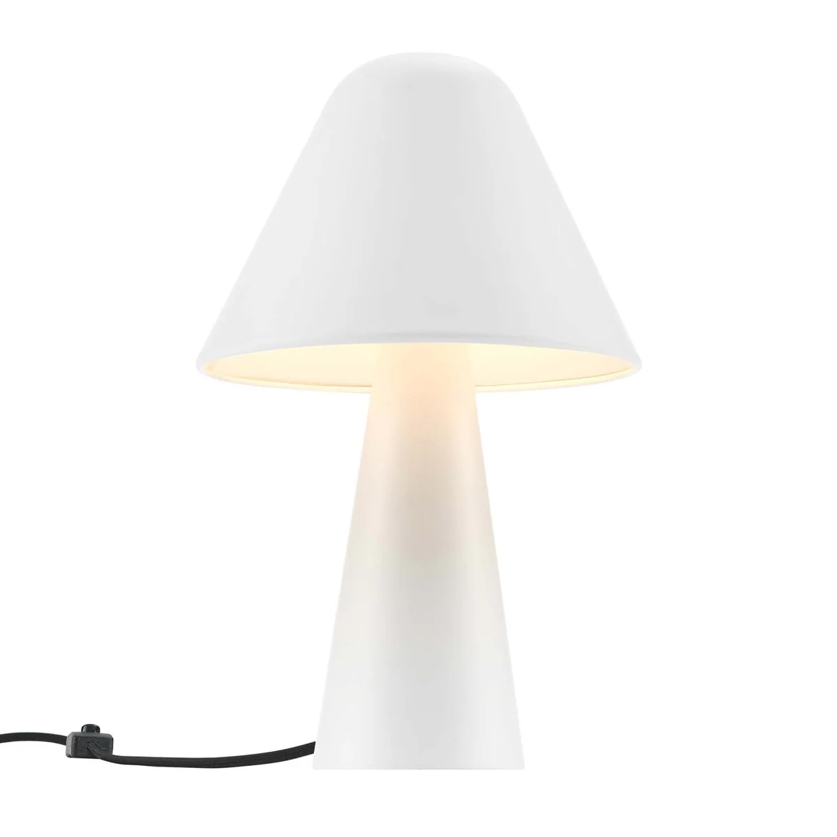 Metal Mushroom Table Lamp with Swivel Shade, Adjustable Base, Retro Accent Lighting - Image 6