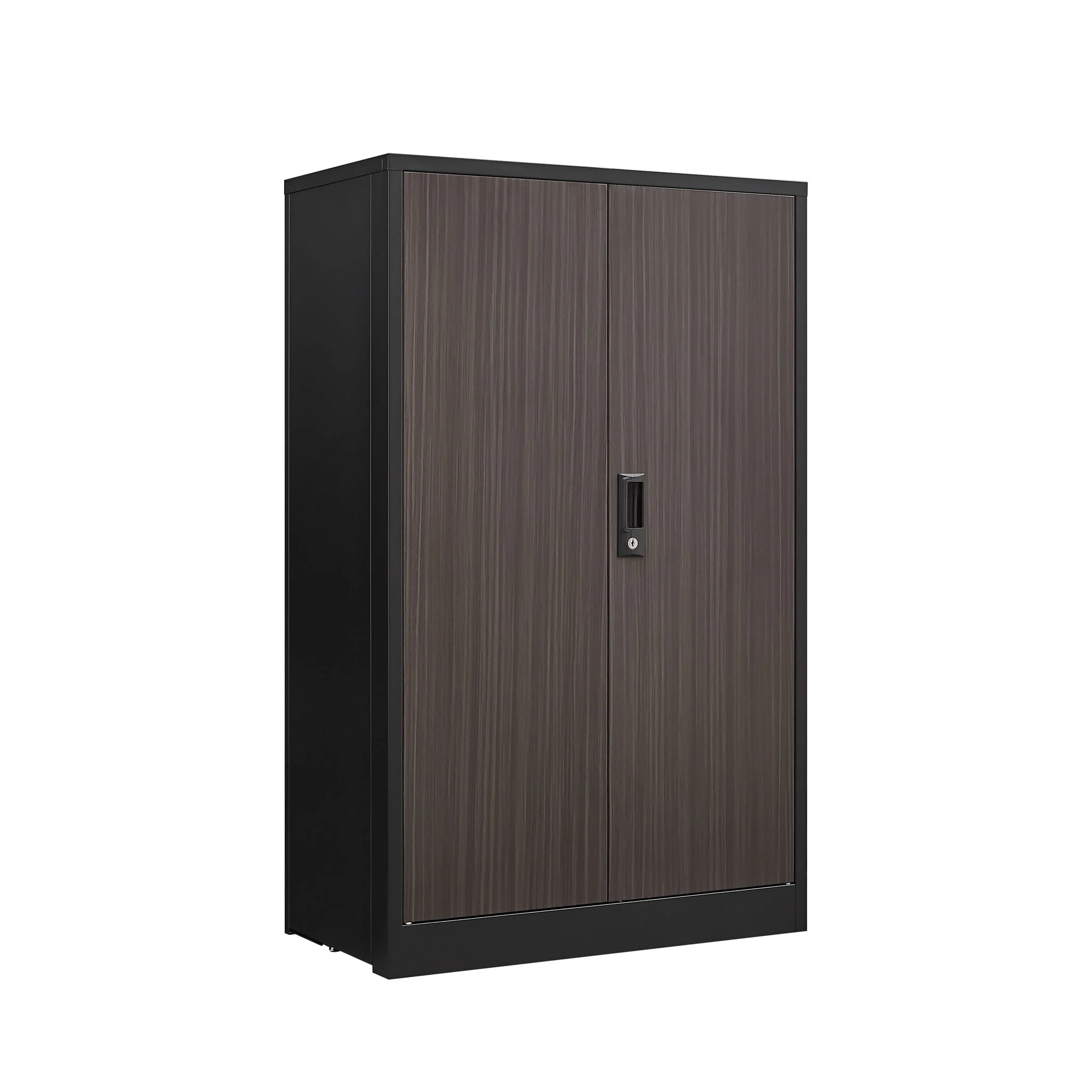 Metal Storage Cabinet With Locking Doors And Adjustable Shelf, Folding Filing Storage Cabinet, Folding Storage Locker Cabinet For Home Office, School, Garage - Image 6