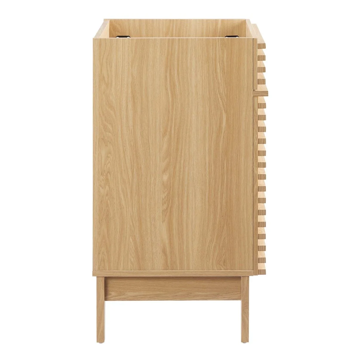 Mid-Century Bathroom Vanity Cabinet — Compact Modern Vanity Storage Cabinet - Image 17