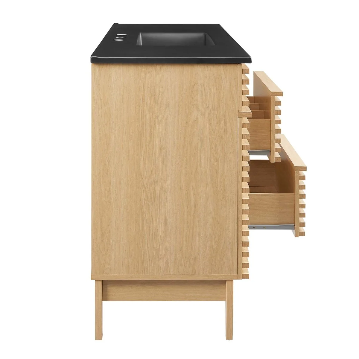 Mid-Century Bathroom Vanity Cabinet with Sink Storage and Modern Design - Image 39