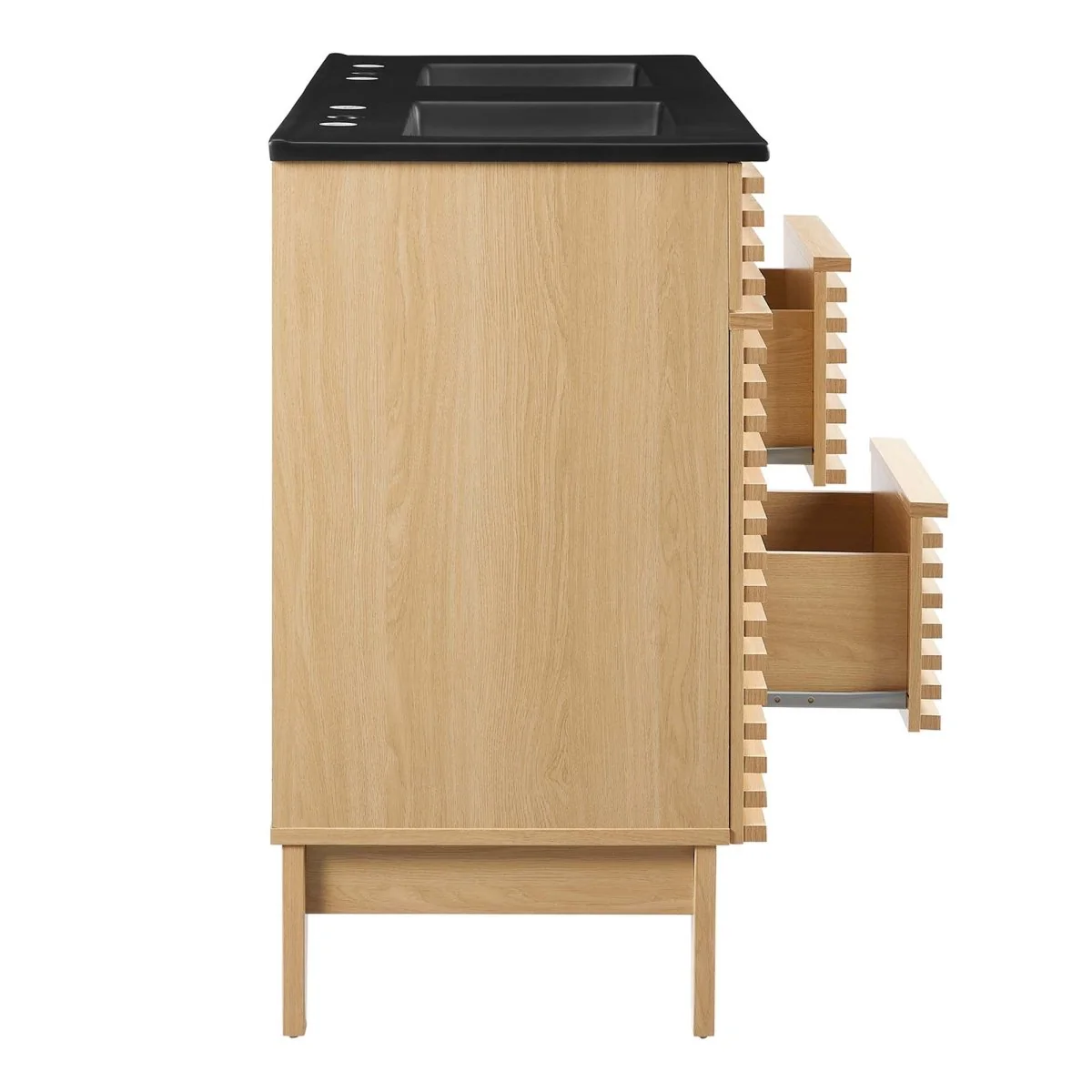 Mid-Century Bathroom Vanity Cabinet with Sink Storage and Modern Design - Image 83