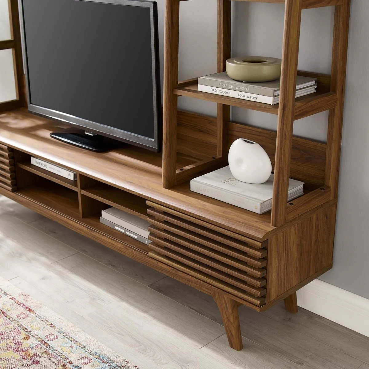 Mid Century Entertainment Center TV Stand 70 Inch - Image 3