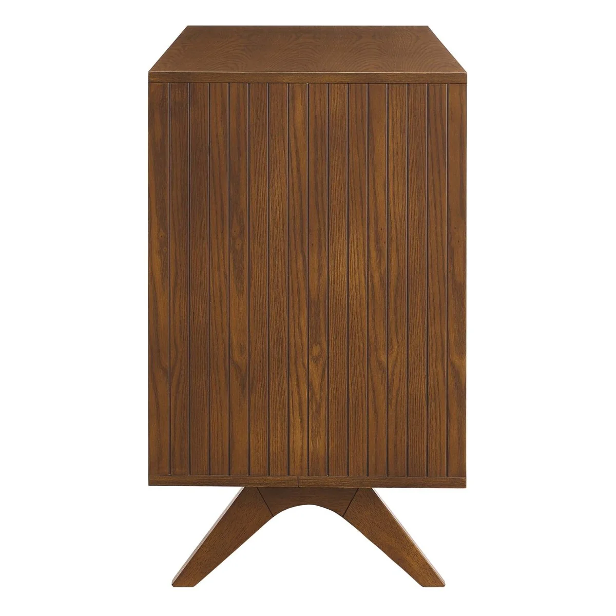 Mid-Century Modern 6-Drawer Dresser and Mirror Set - Walnut - Image 5
