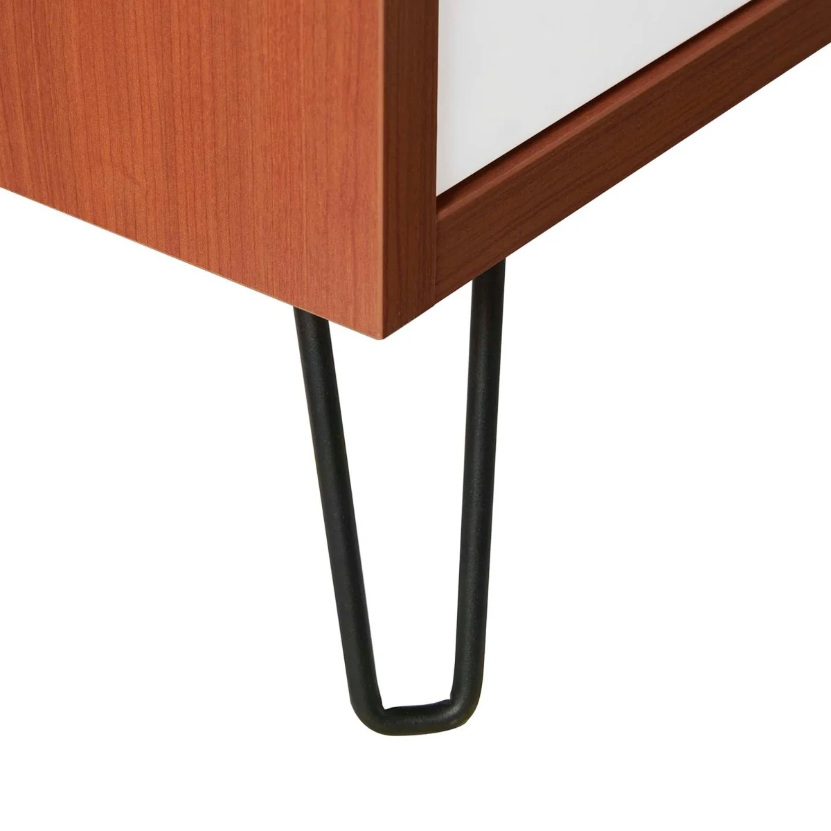 Mid-Century Modern Bathroom Vanity with Ceramic Sink and Storage Drawers - Image 71