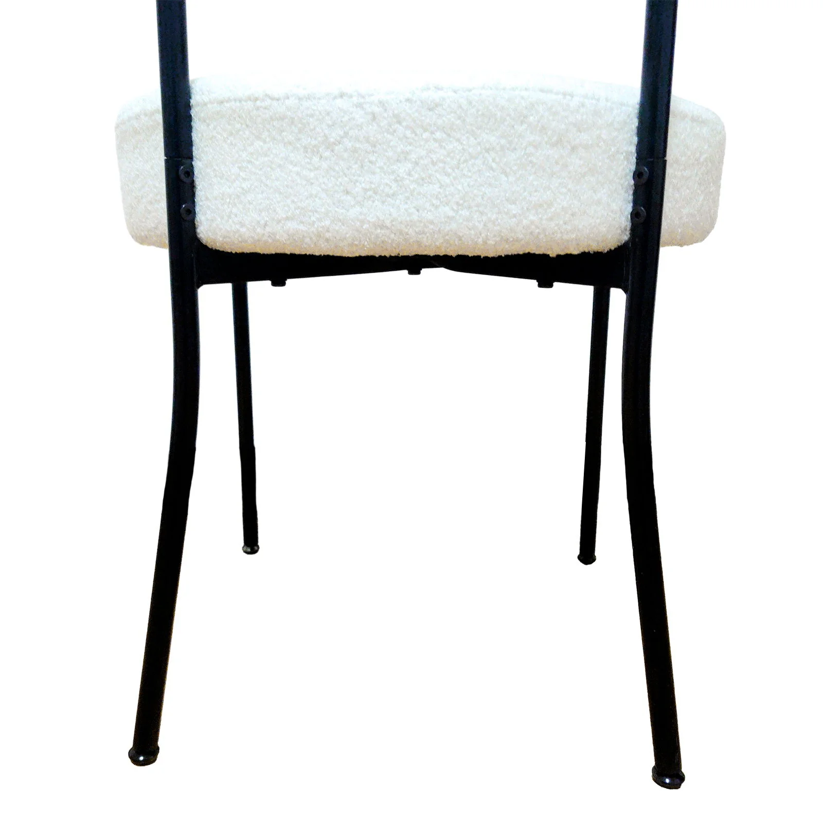 Mid-Century Modern Dining Chair With Curved Backrest - Image 7