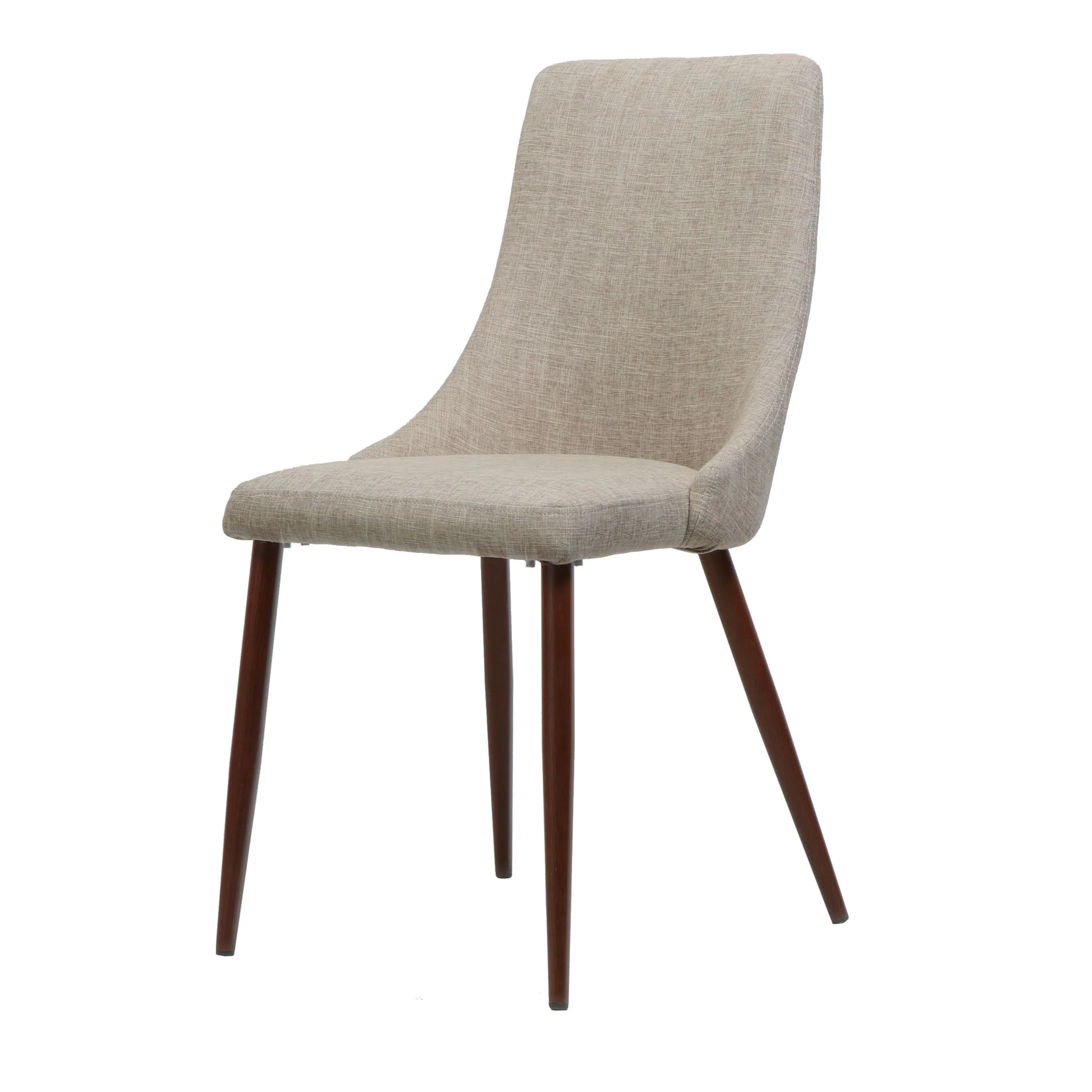 Mid Century Modern Fabric Armless Dining Chair - Image 15