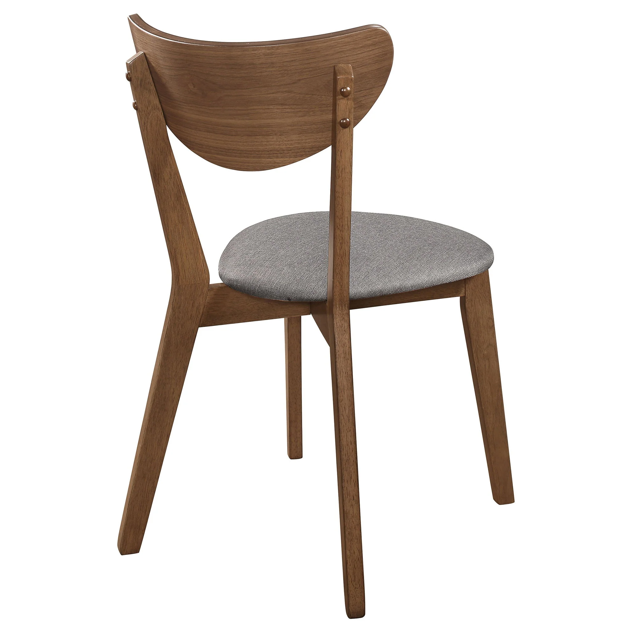 Mid-Century Modern Upholstered Dining Chair (Set of 2) - Image 4