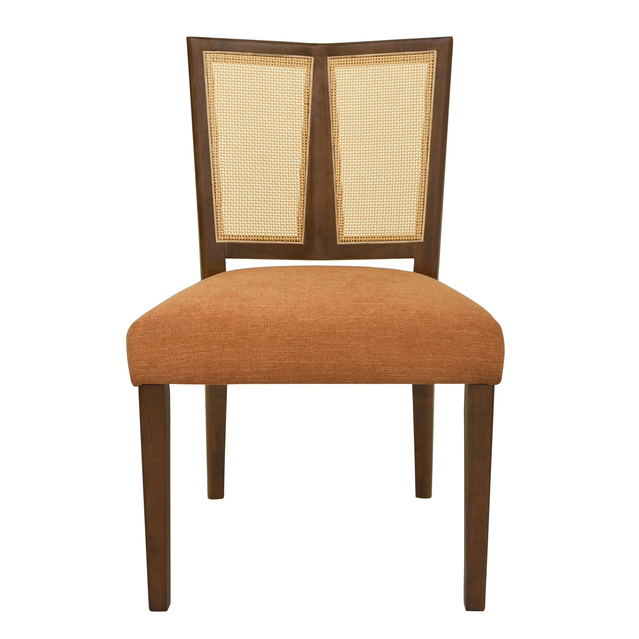 Mid Century Rattan Dining Chair Without Arms Set - Image 21